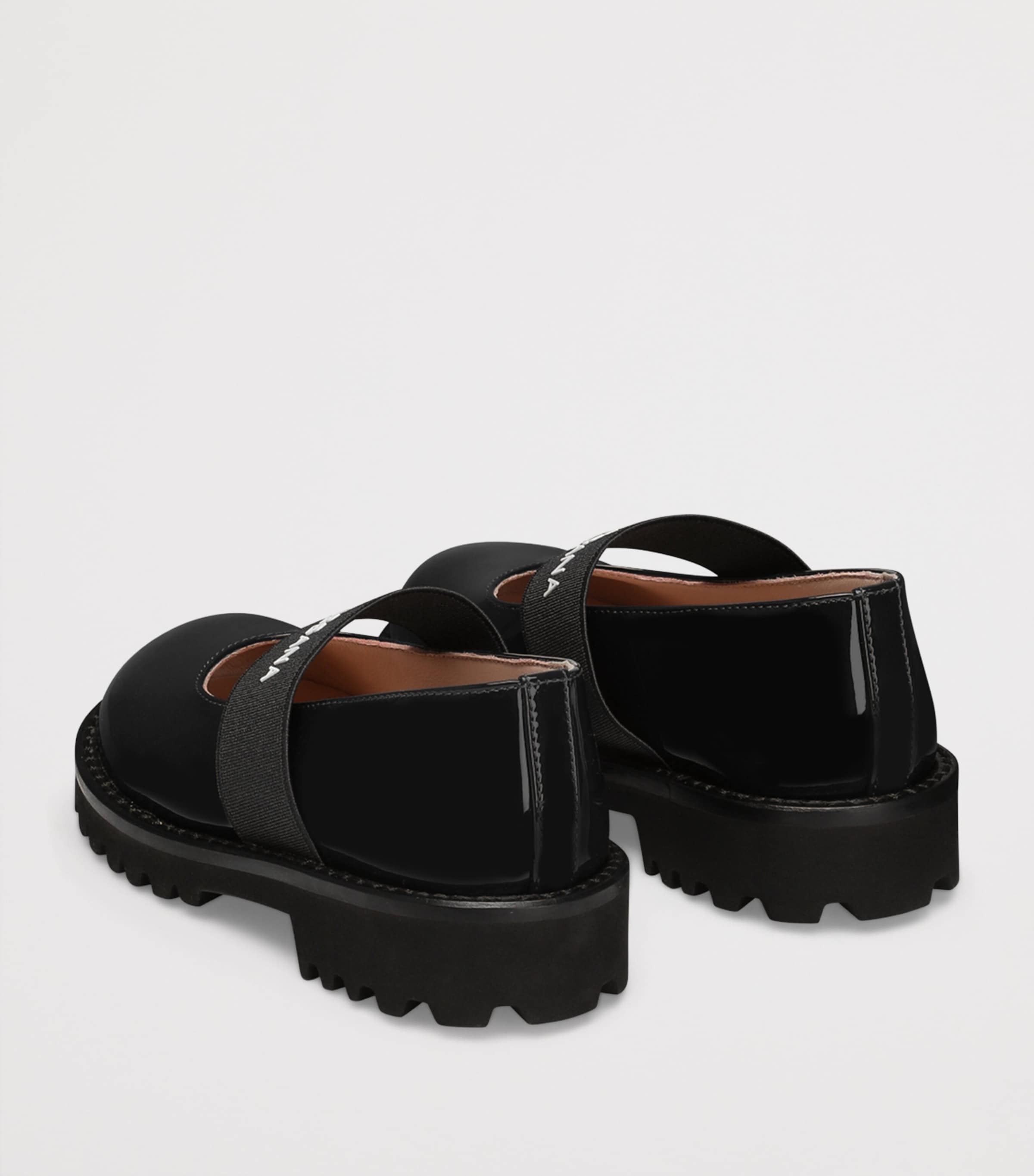 Patent Leather Ballet Flats 89923-BLUE/BLUE Image 2