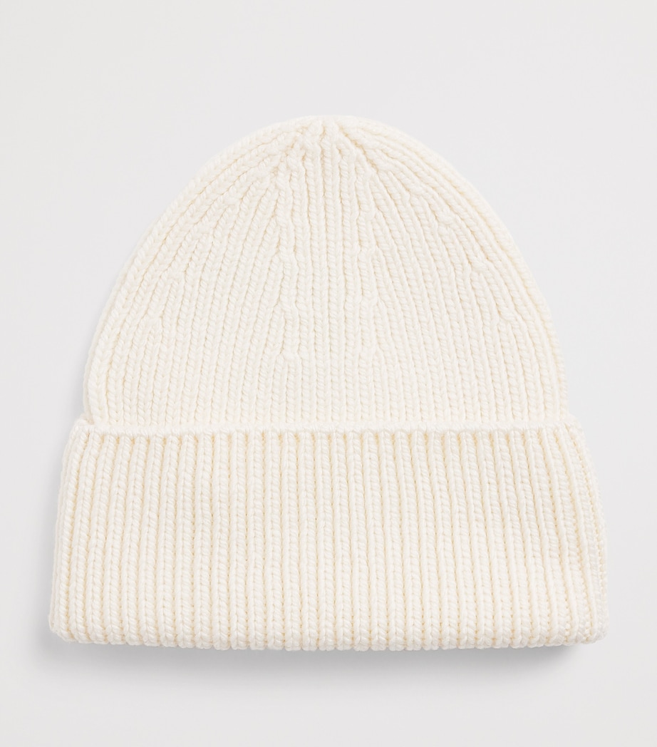 Merino Wool Knit II Beanie 91400 NEIGE Image 2