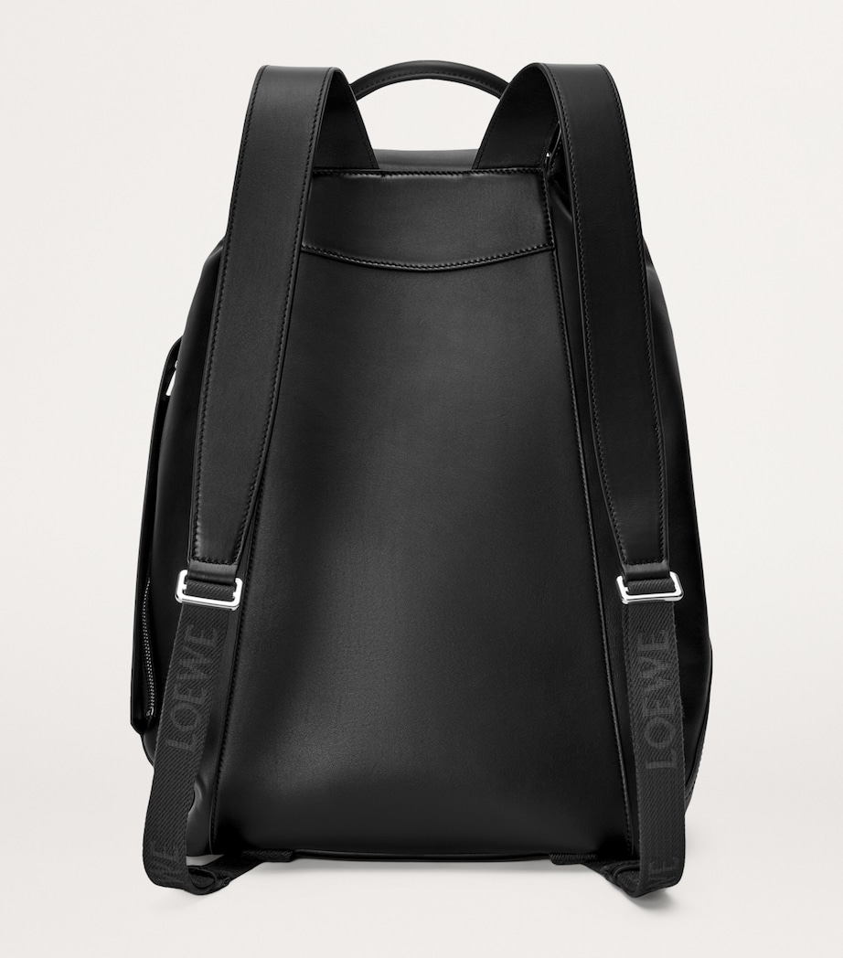 Leather Flamenco Backpack BLACK Image 3
