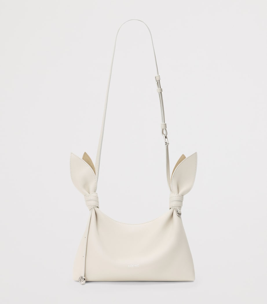LOEWE Mini Leather Scarf Shoulder Bag Soft White Image 7