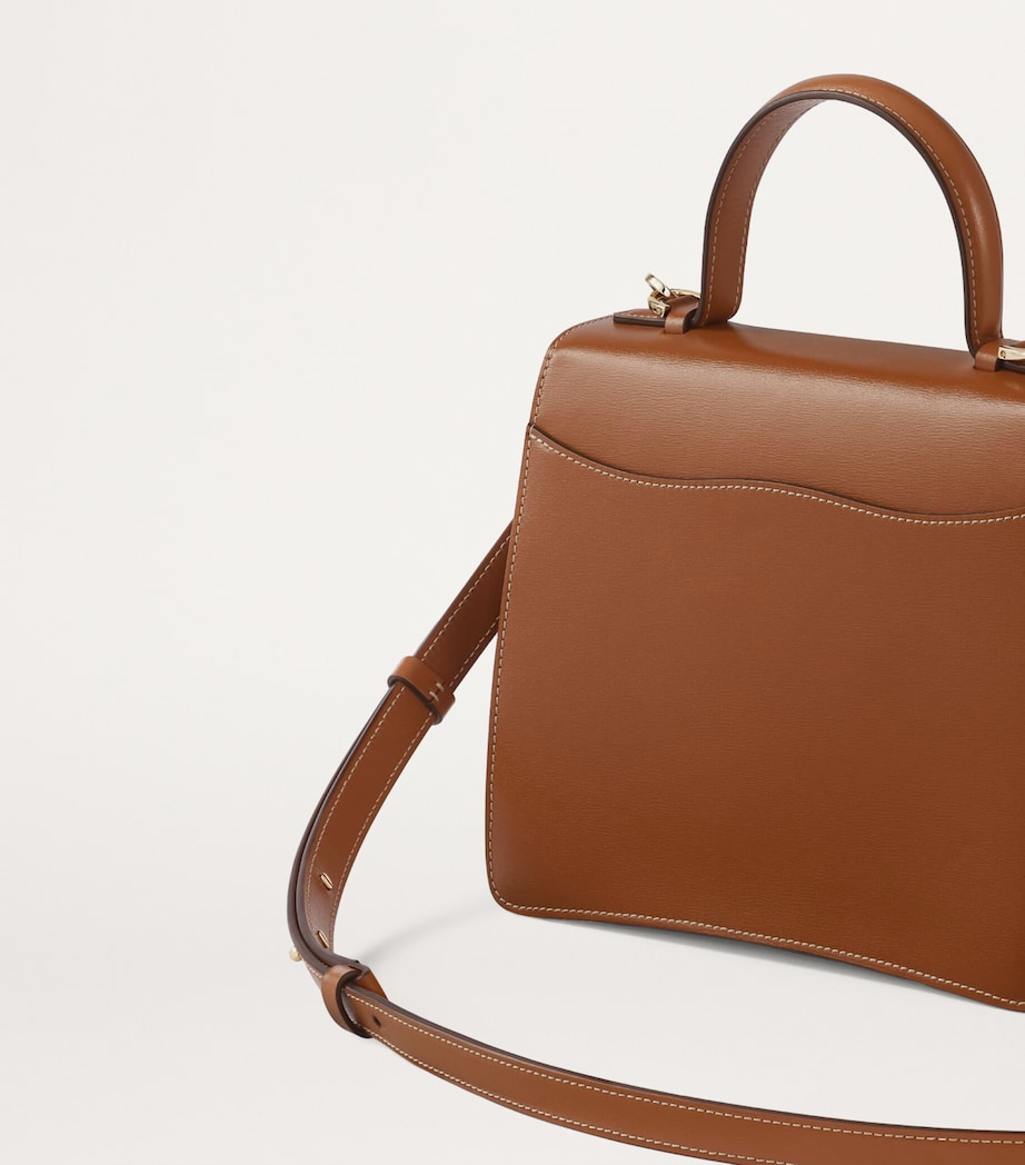 Small Calfskin Panthère de Cartier Top-Handle Bag CARAMEL Image 6