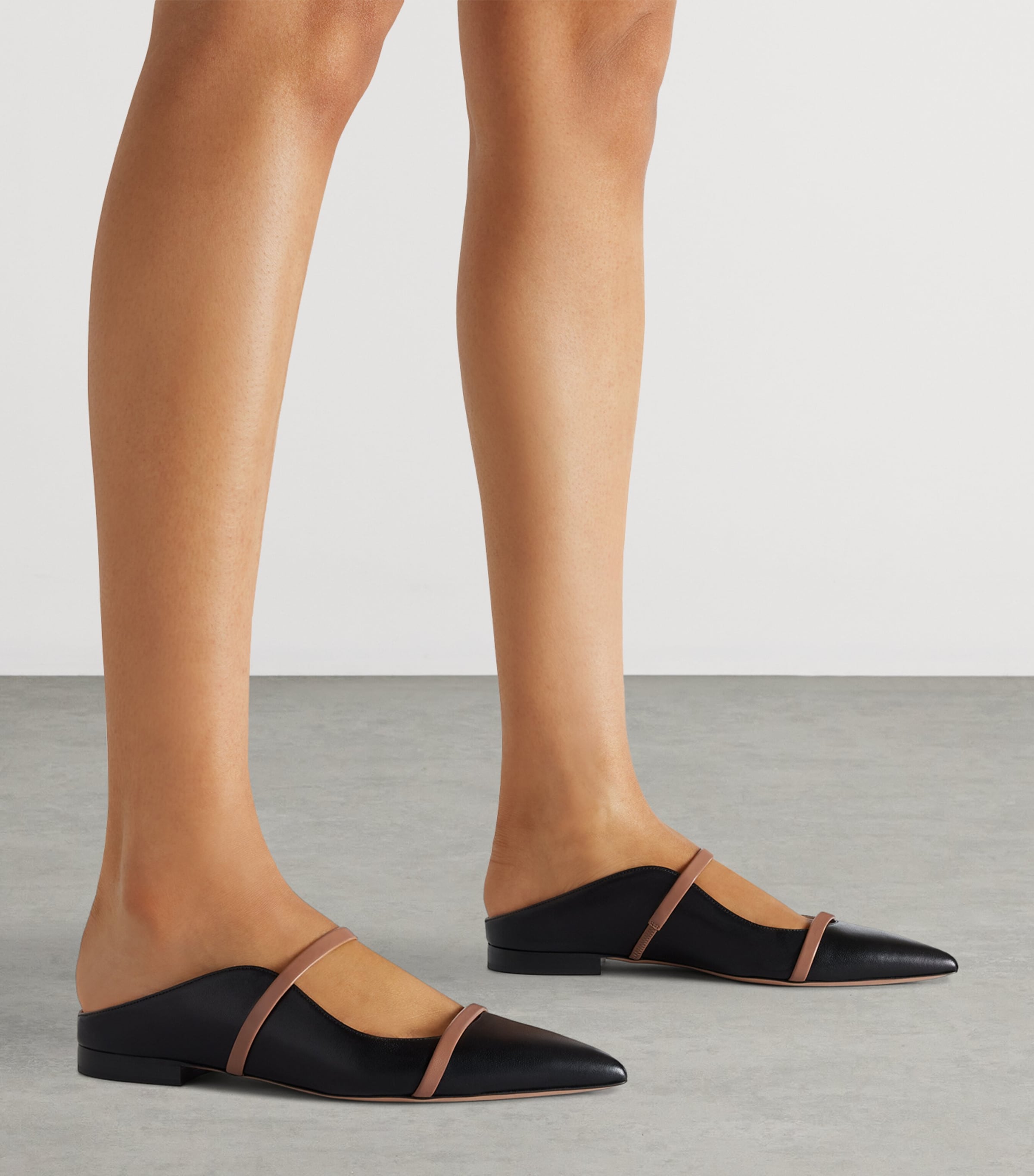 Malone Souliers Black Leather Maureen Mules | Harrods US