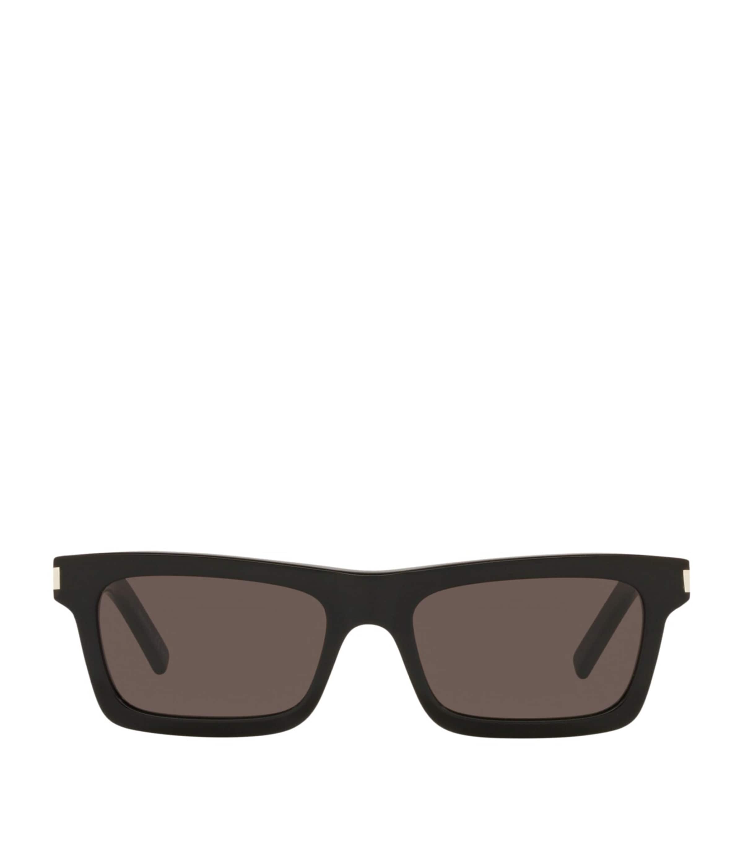Saint Laurent Womens Sl 461 Betty Rectangle-frame Acetate Sunglasses In Black