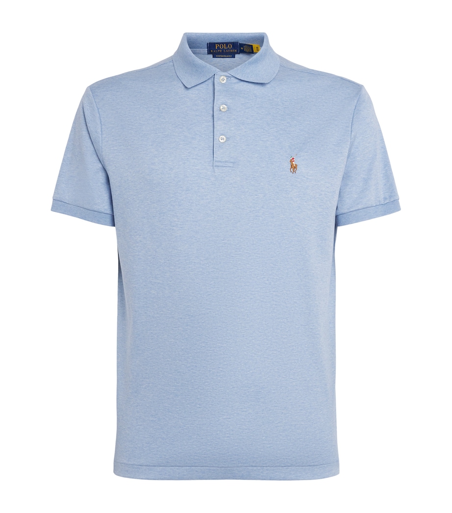 Custom Slim-Fit Polo Shirt ISLE HEATHER Image 1