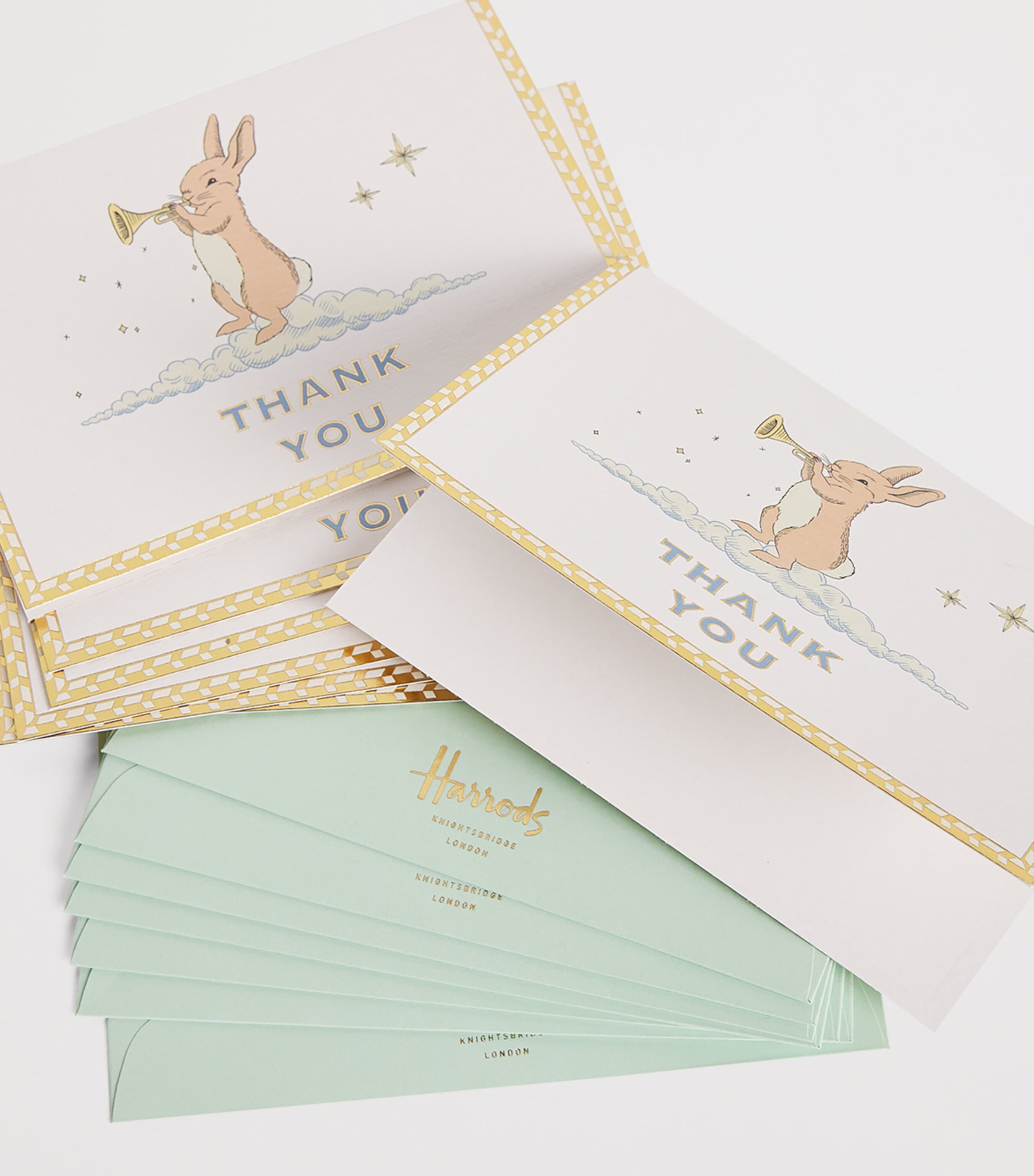 Bunny Thank You Cards (Pack of 8) MULTI Image 2
