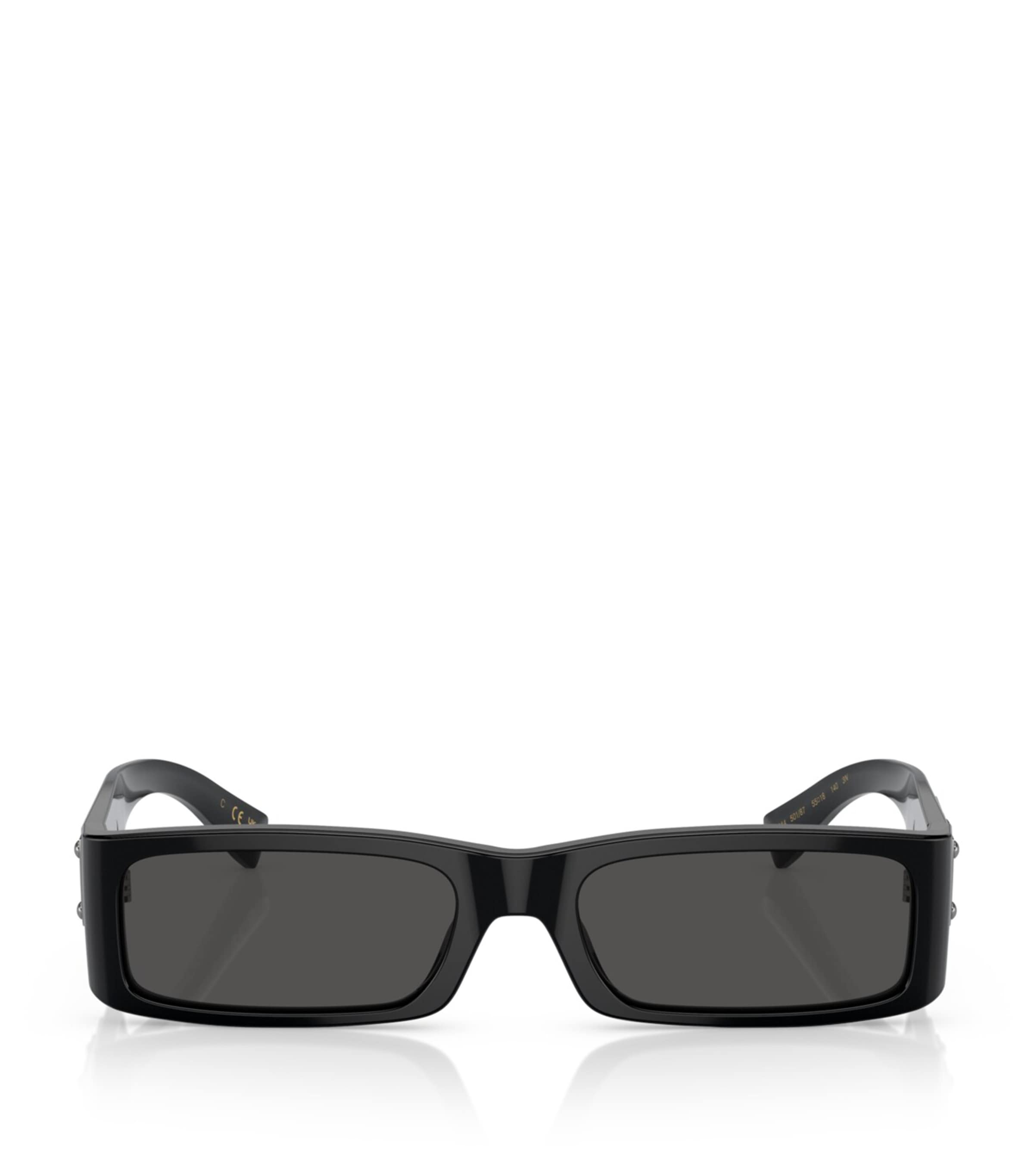 Dolce & Gabbana 0dg4444 Rectangle-frame Acetate Sunglasses