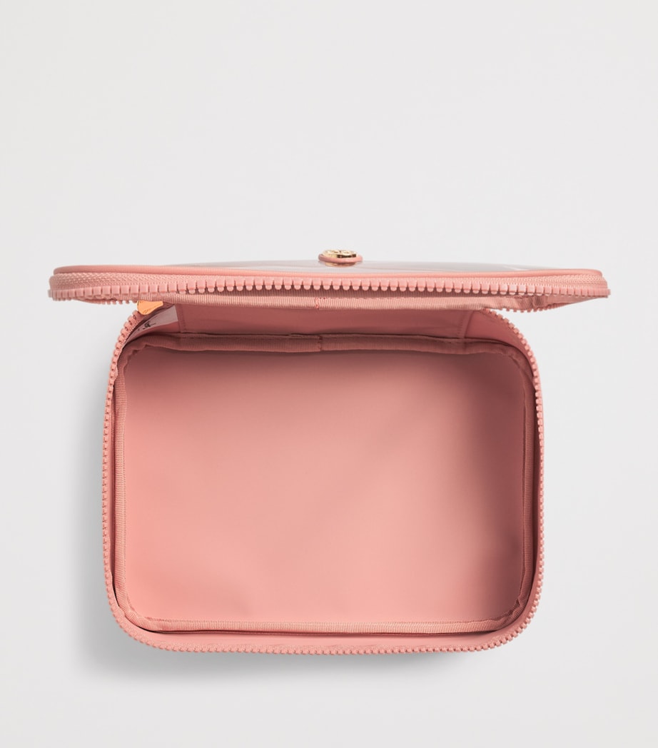 Harrods Clear Cosmetic Bag Pink Image 3