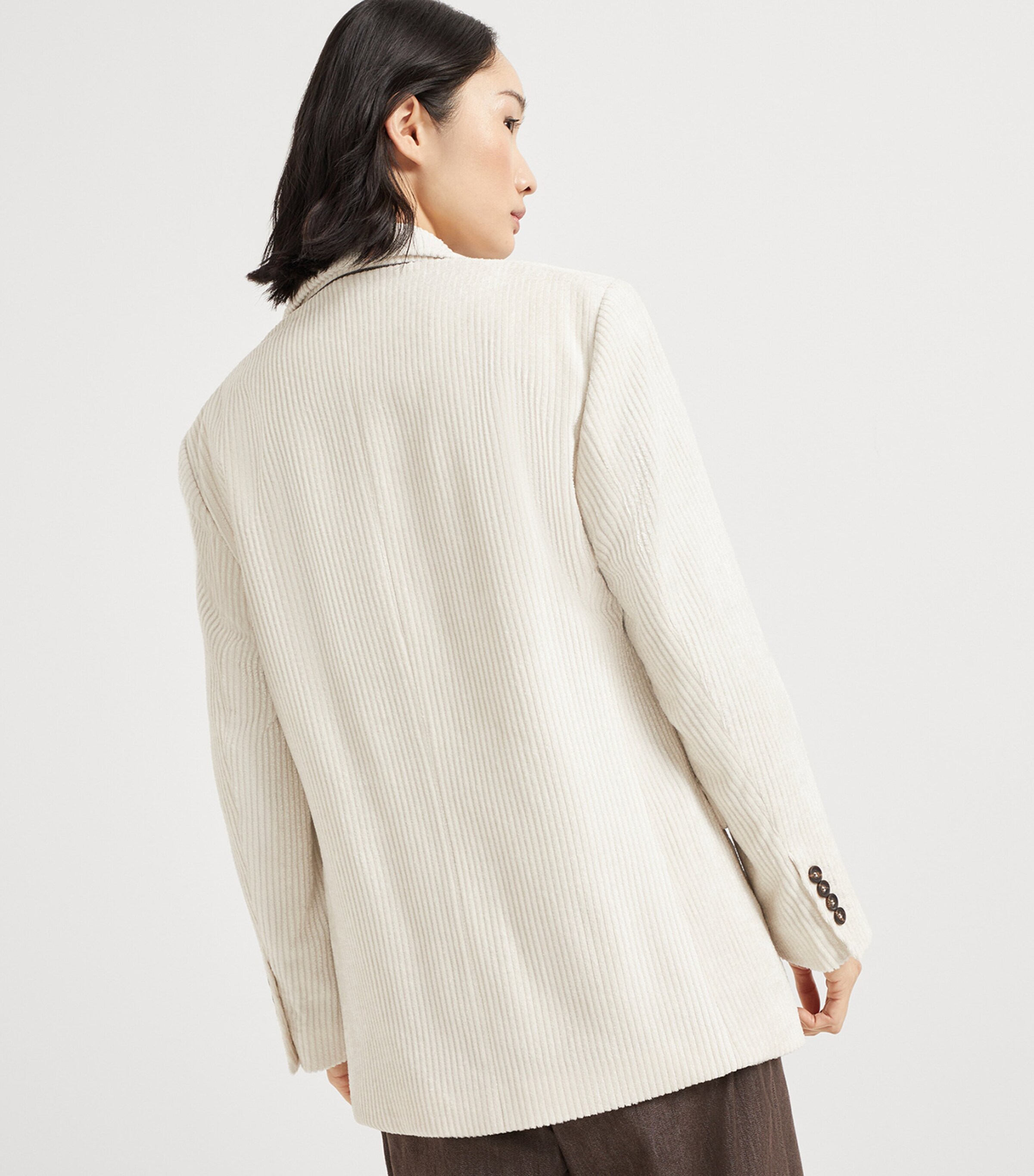 Corduroy Fluid Blazer C4239 Image 3