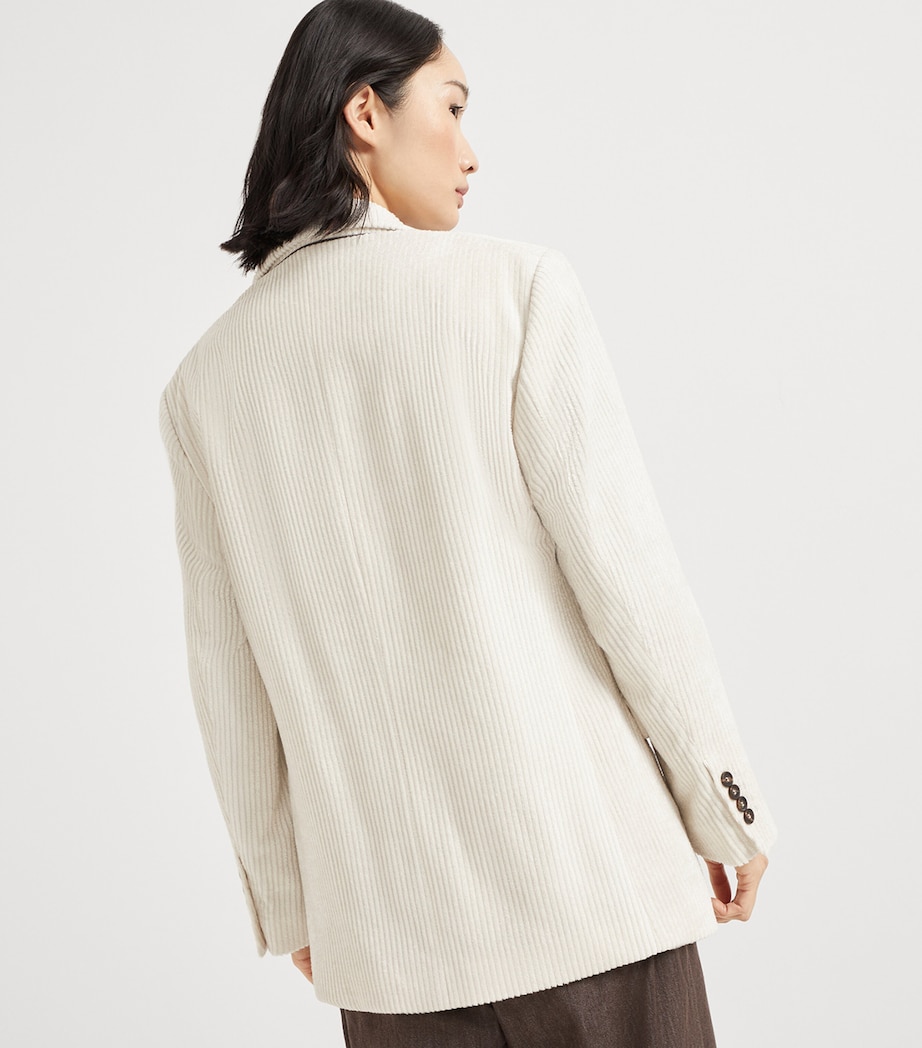 Corduroy Fluid Blazer C4239 Image 3