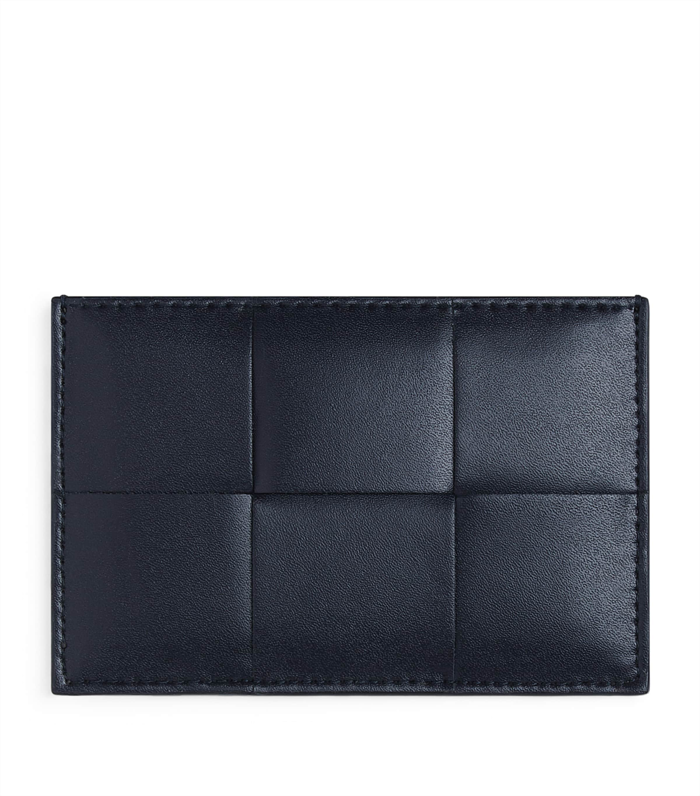 Bottega Veneta Cassette Card Holder In Blue