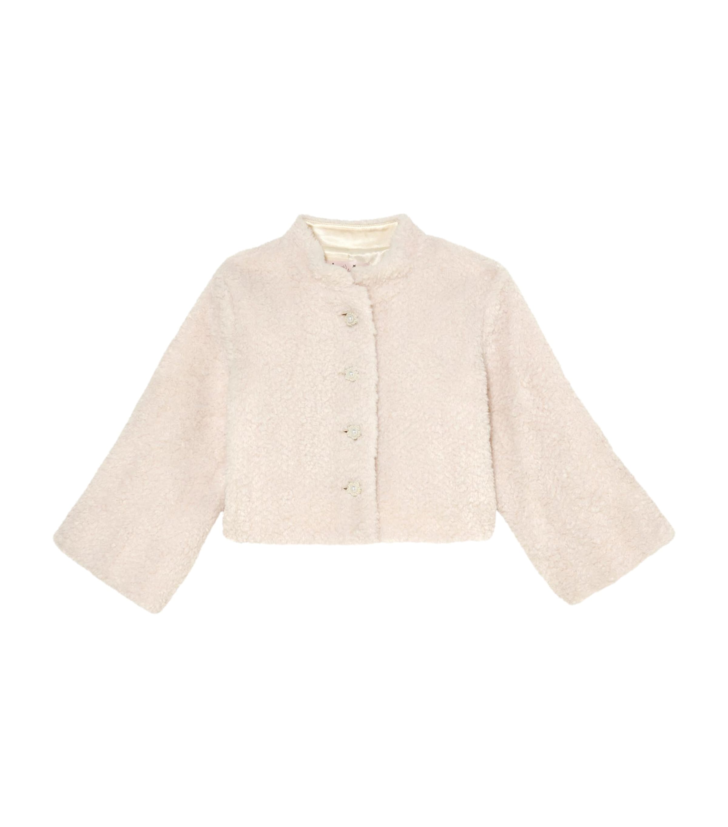 Fleece Elegance Jacket (2-11 Years) MILK Image 1