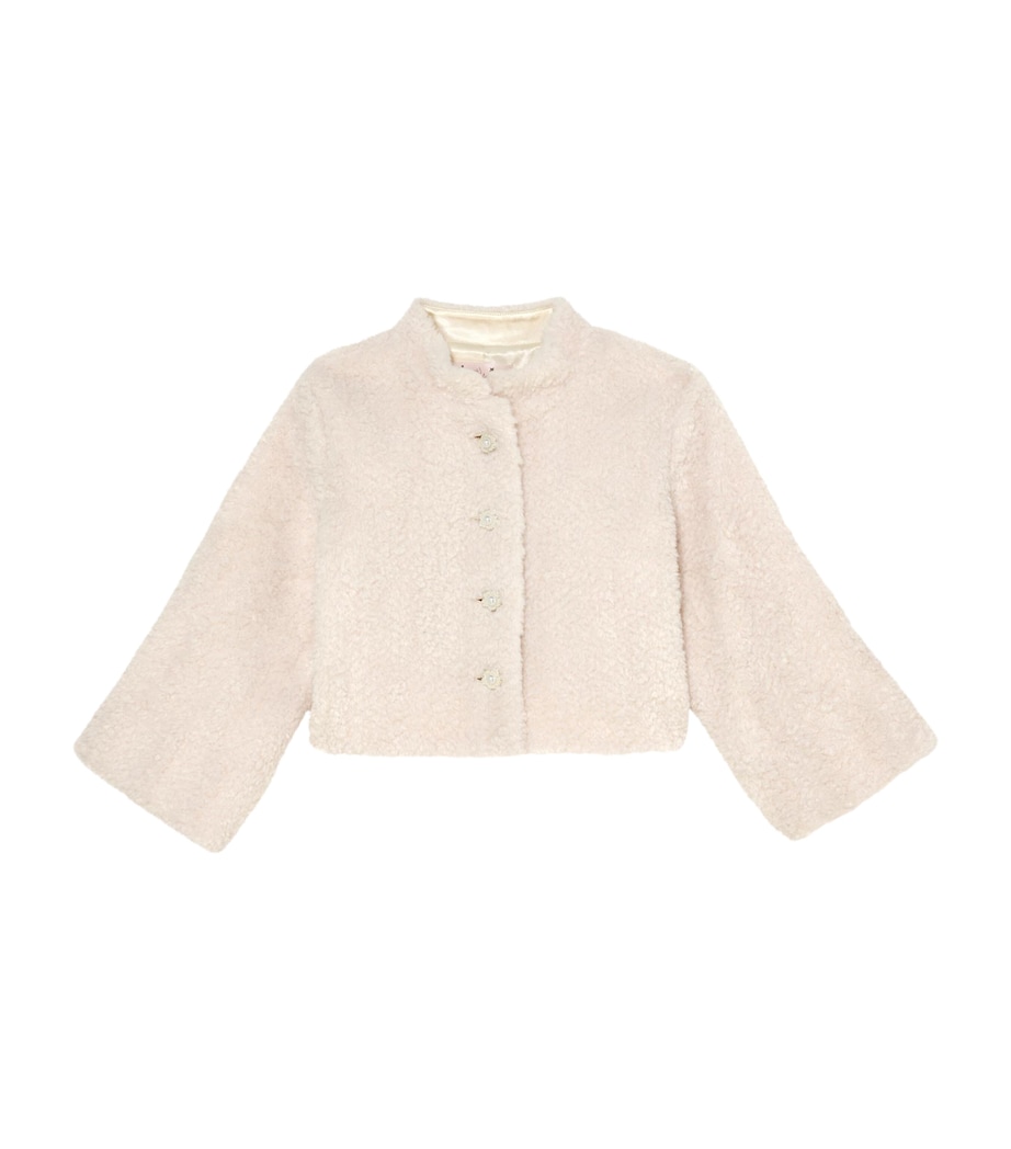 Fleece Elegance Jacket (2-11 Years) MILK Image 1