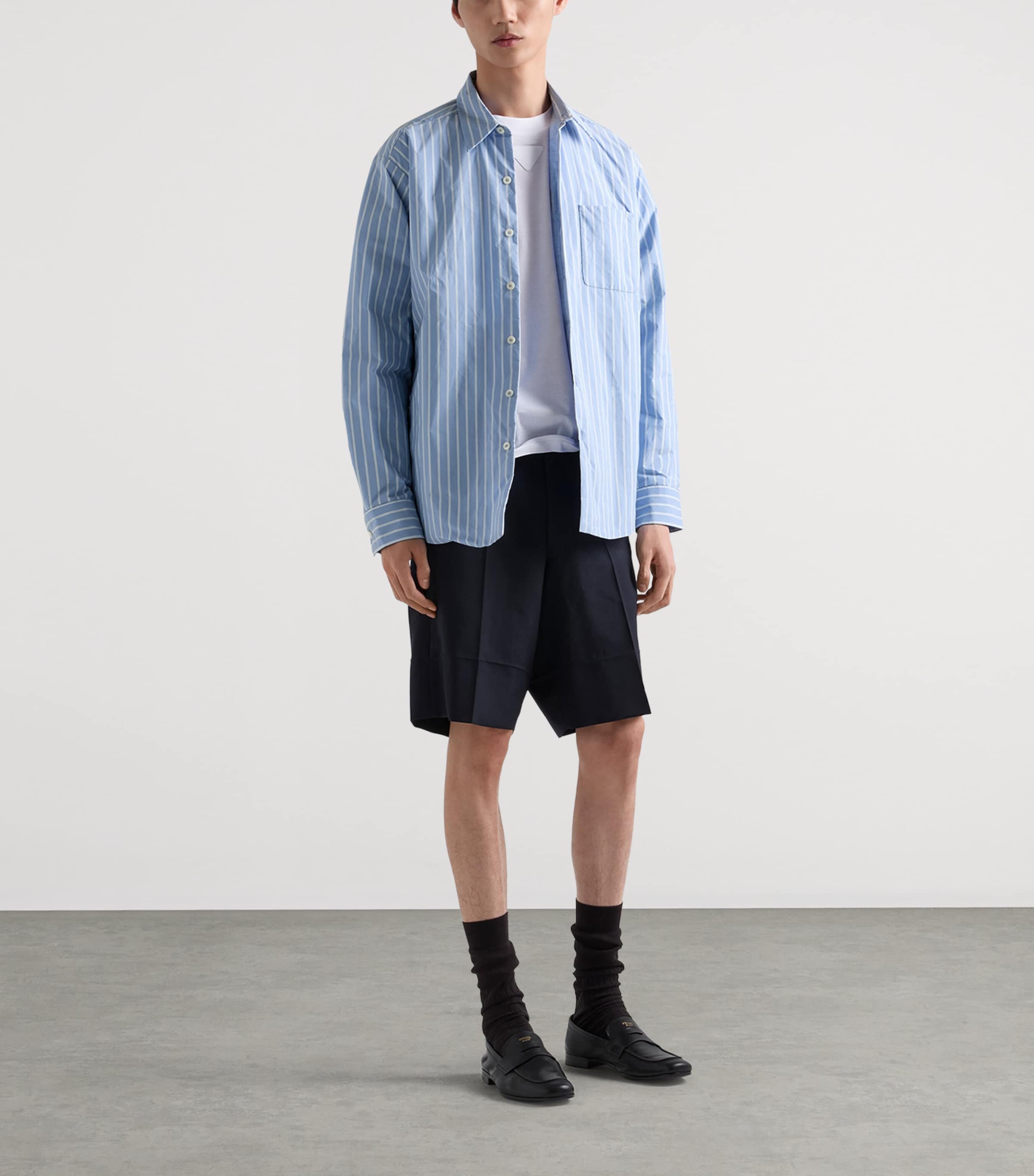 Re-Nylon Stripe Shirt F0D9K Image 2