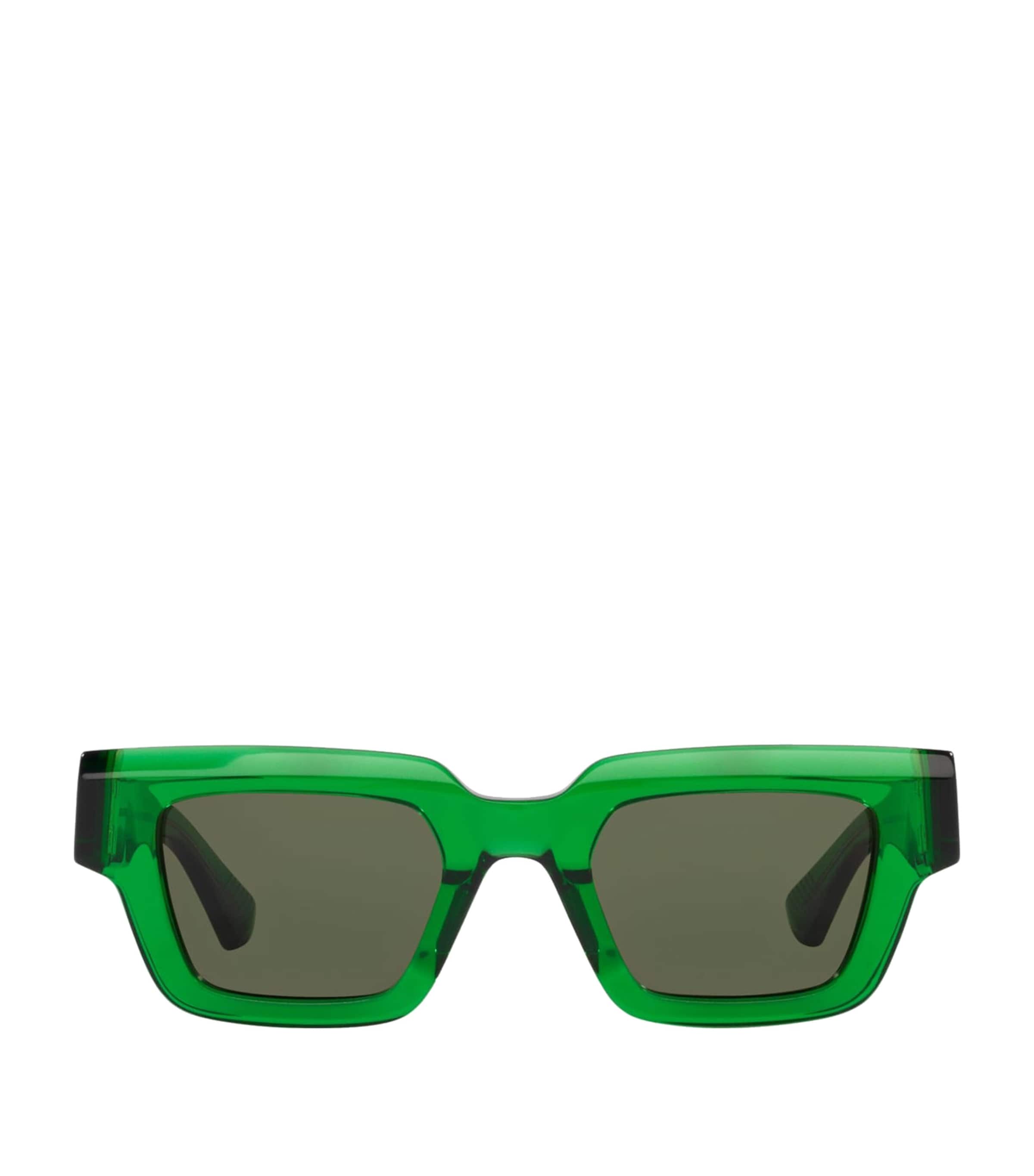 Bottega Veneta Acetate Bv1230s Sunglasses In Green