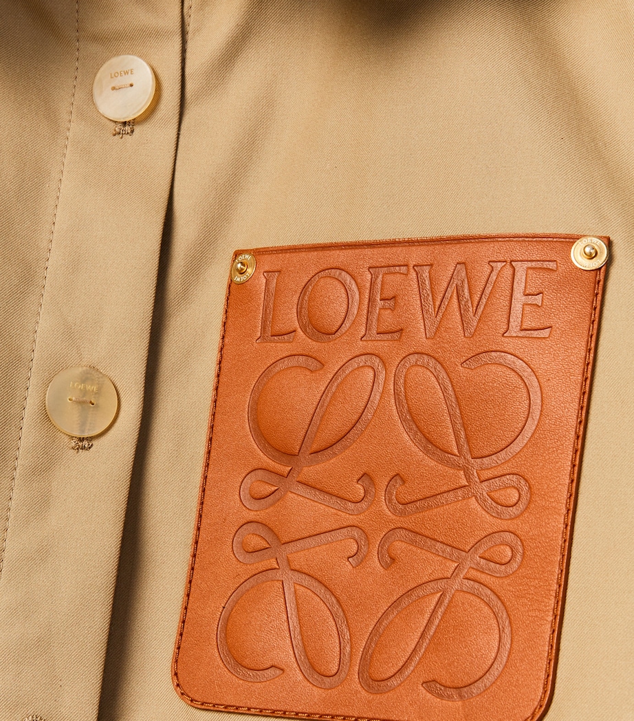 Hooded Logo-Patch Parka SWEET CARAMEL Image 6