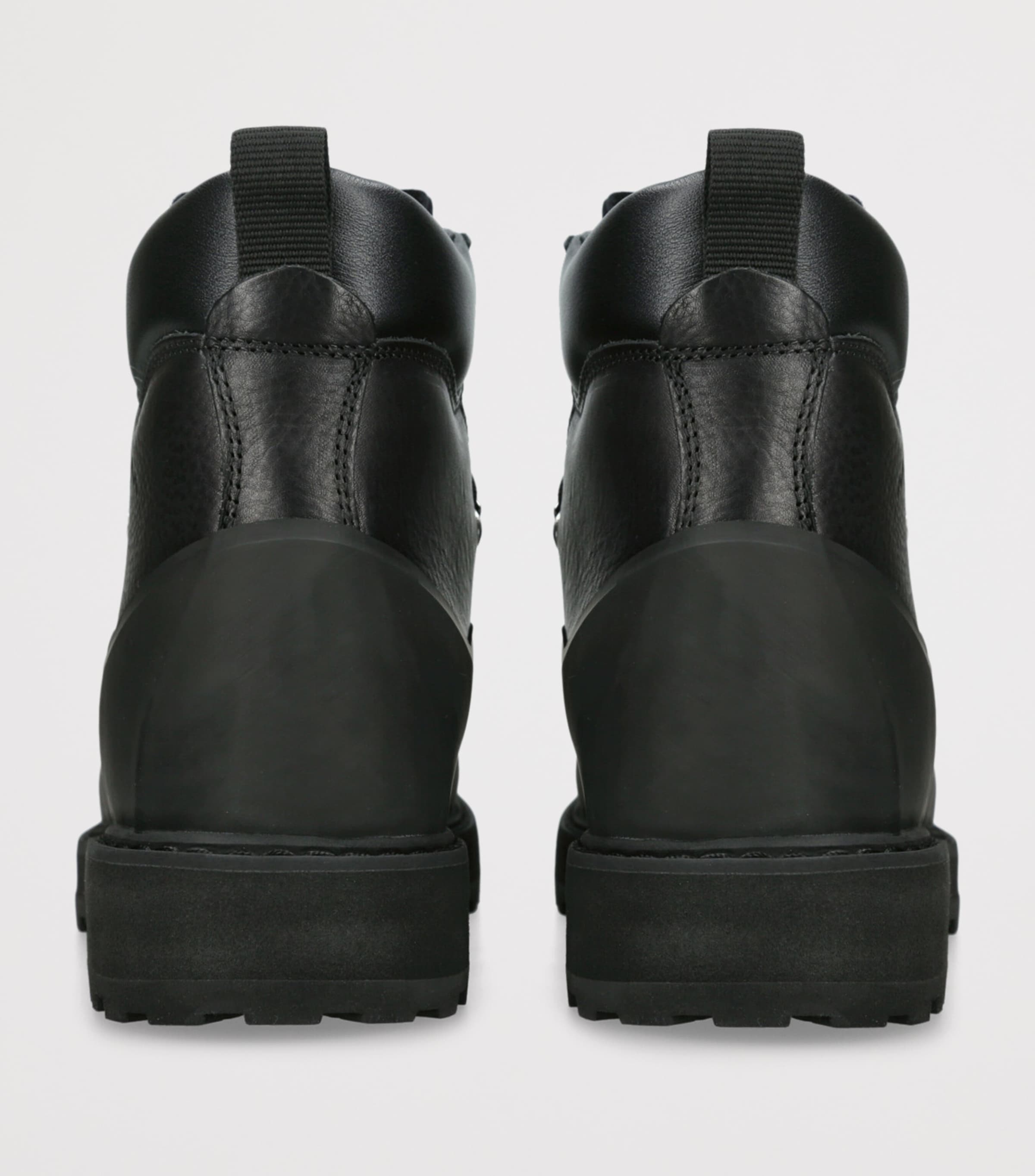 Diemme Leather Roccia Vet Gomma Ankle Boots Black Image 2