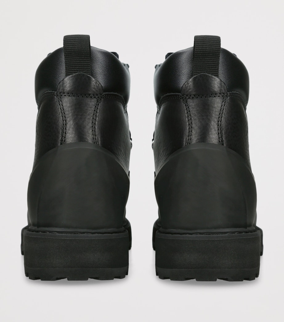Diemme Leather Roccia Vet Gomma Ankle Boots Black Image 2