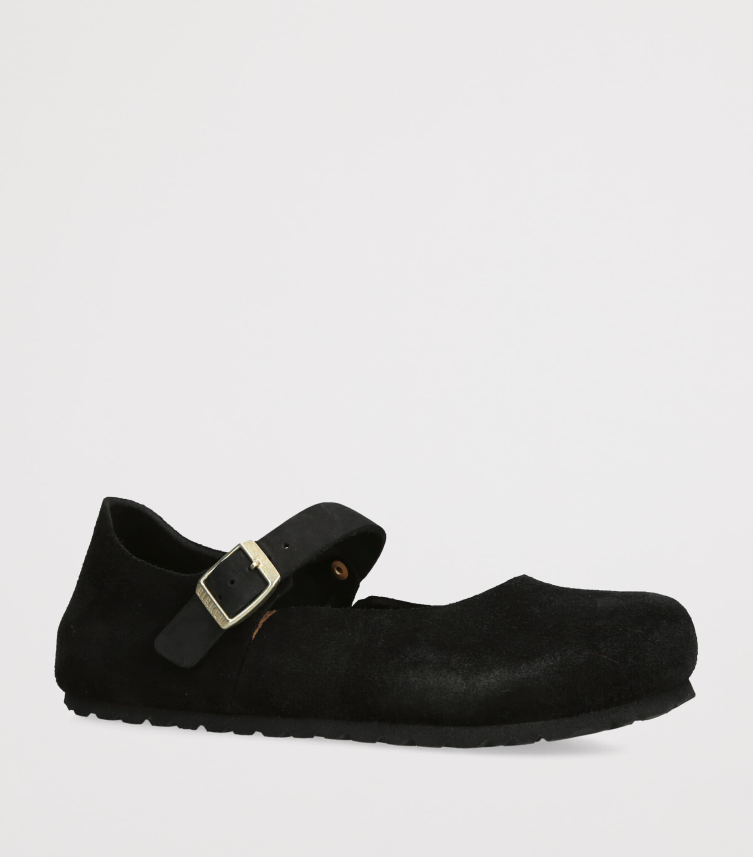 Birkenstock Suede Mantova Sandals Black Image 3