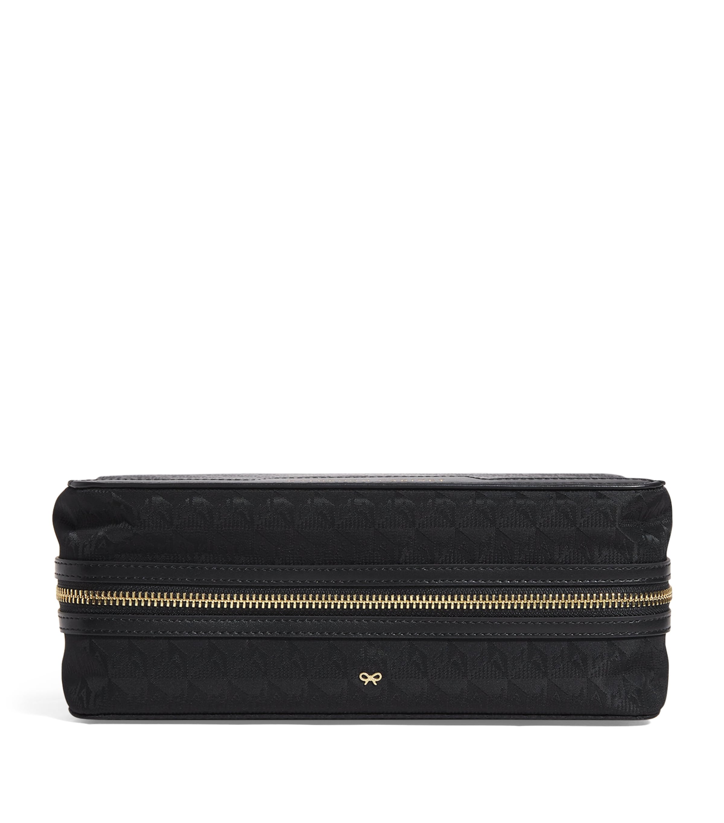 関税込☆ANYA HINDMARCH Jacquard Logo Bathroom Cabinet Pouch Anya Hindmarch Jacquard Logo Bathroom Cabinet Pouch | Harrods HK