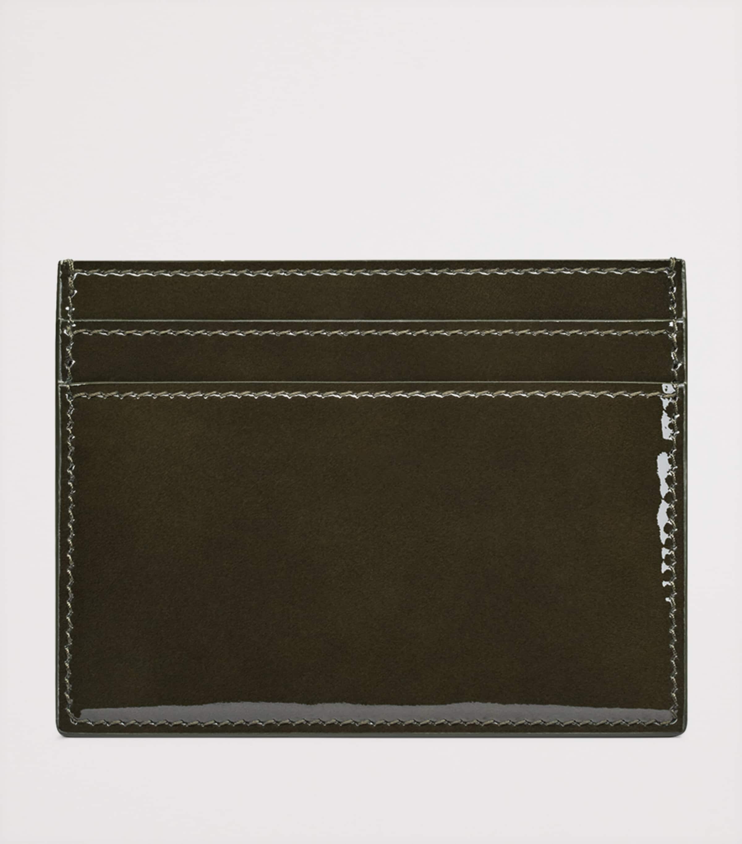 Patent Leather Logo Card Holder 3446 Image 2
