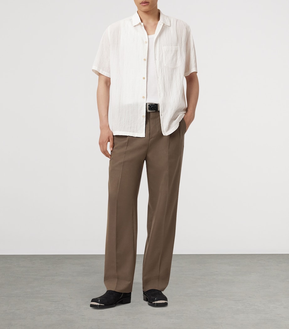Organic Cotton-Blend Walton Shirt OFF WHITE Image 2