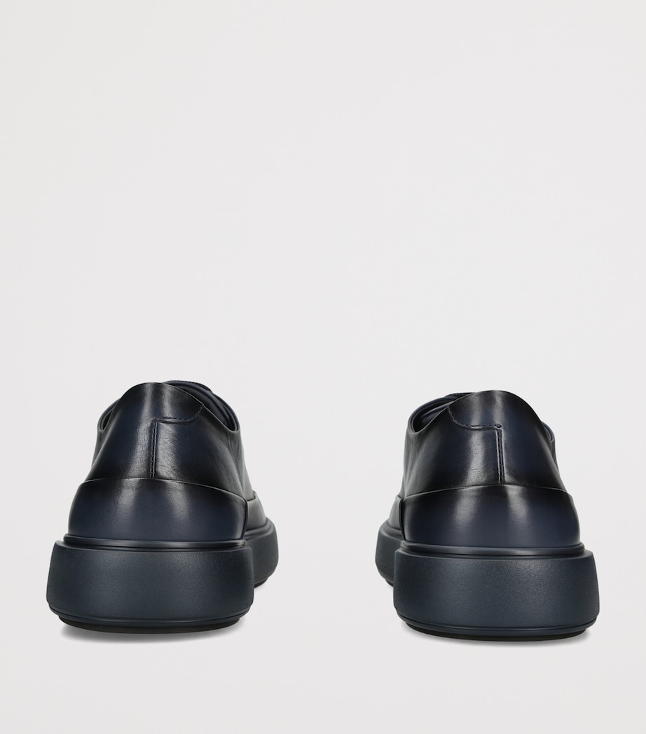 Officine Creative Leather Release Sneakers Blue/dark Image 4