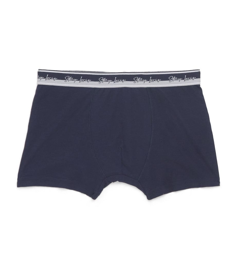 Story Loris Stetch-Cotton Boxer Shorts (4-12 Years) Image 2