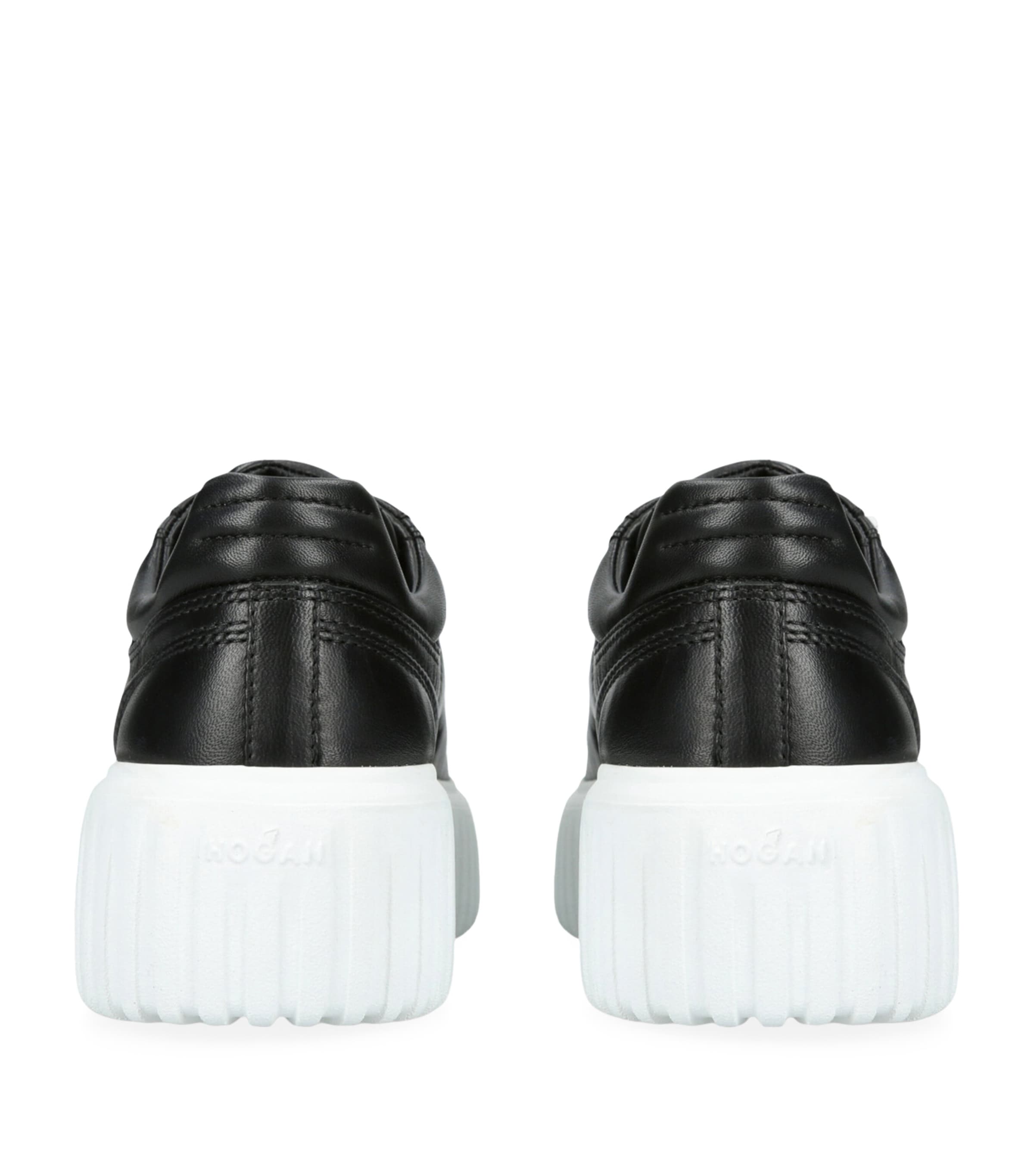 Hogan Leather Allaciato Sneakers Blk/other Image 2