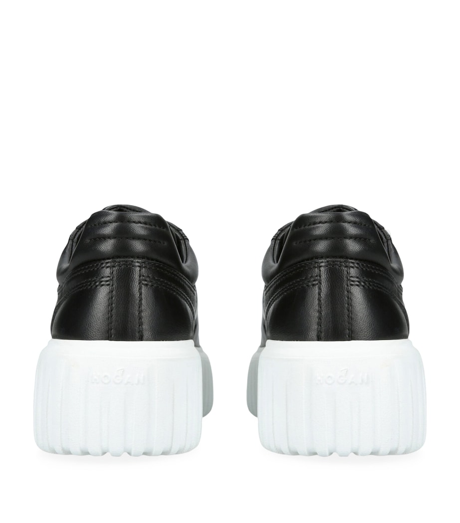 Leather Allaciato Sneakers BLK/OTHER Image 2