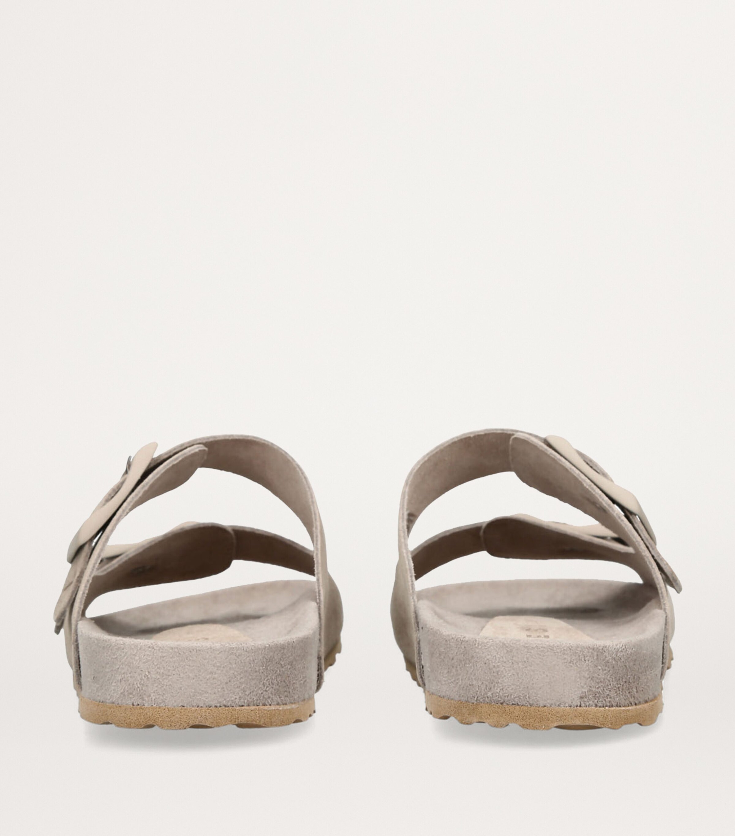 Suede Hamptons Sandals TAUPE Image 2