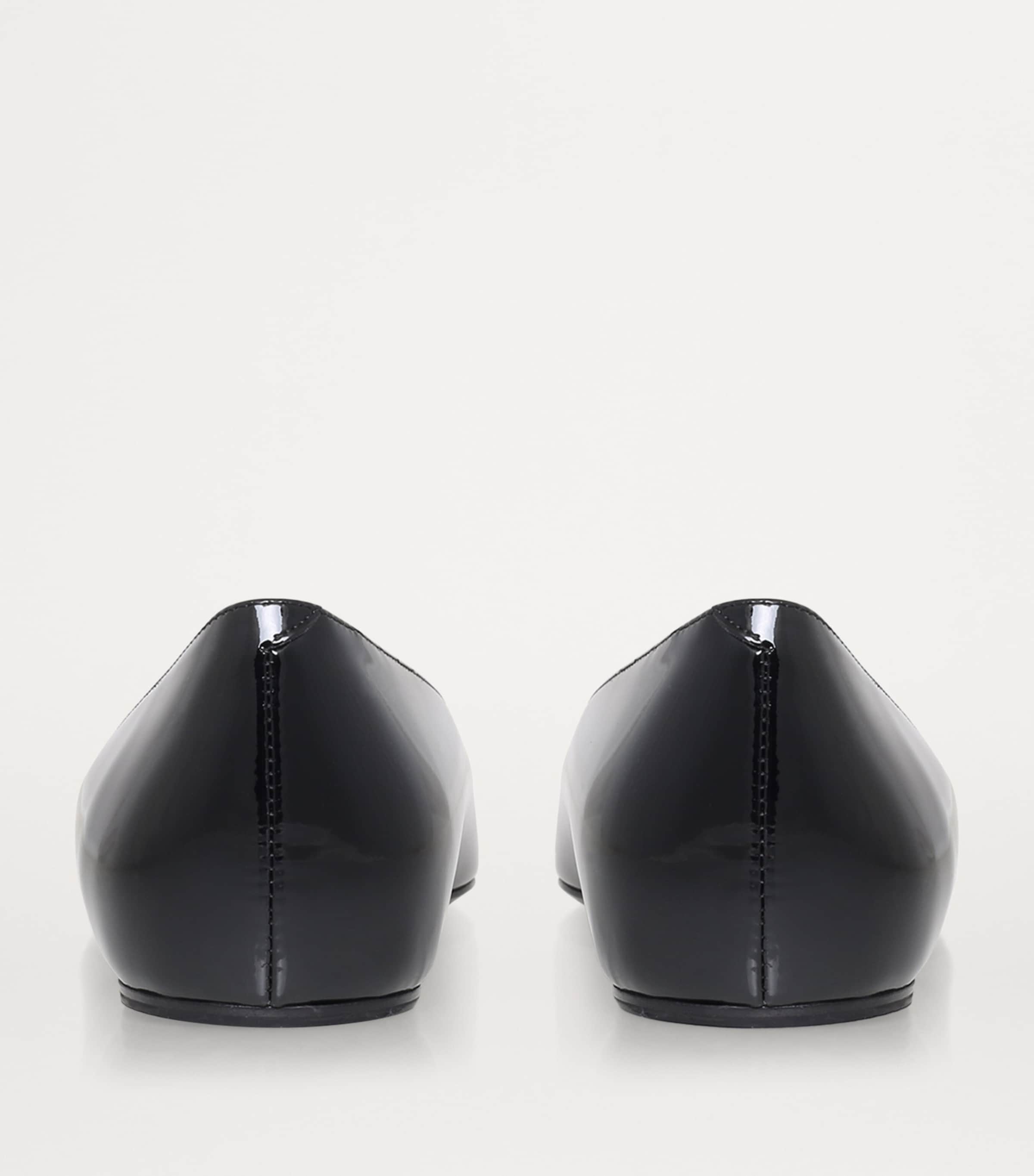 Patent Quadrata Trompette Ballet Flats BLACK Image 3