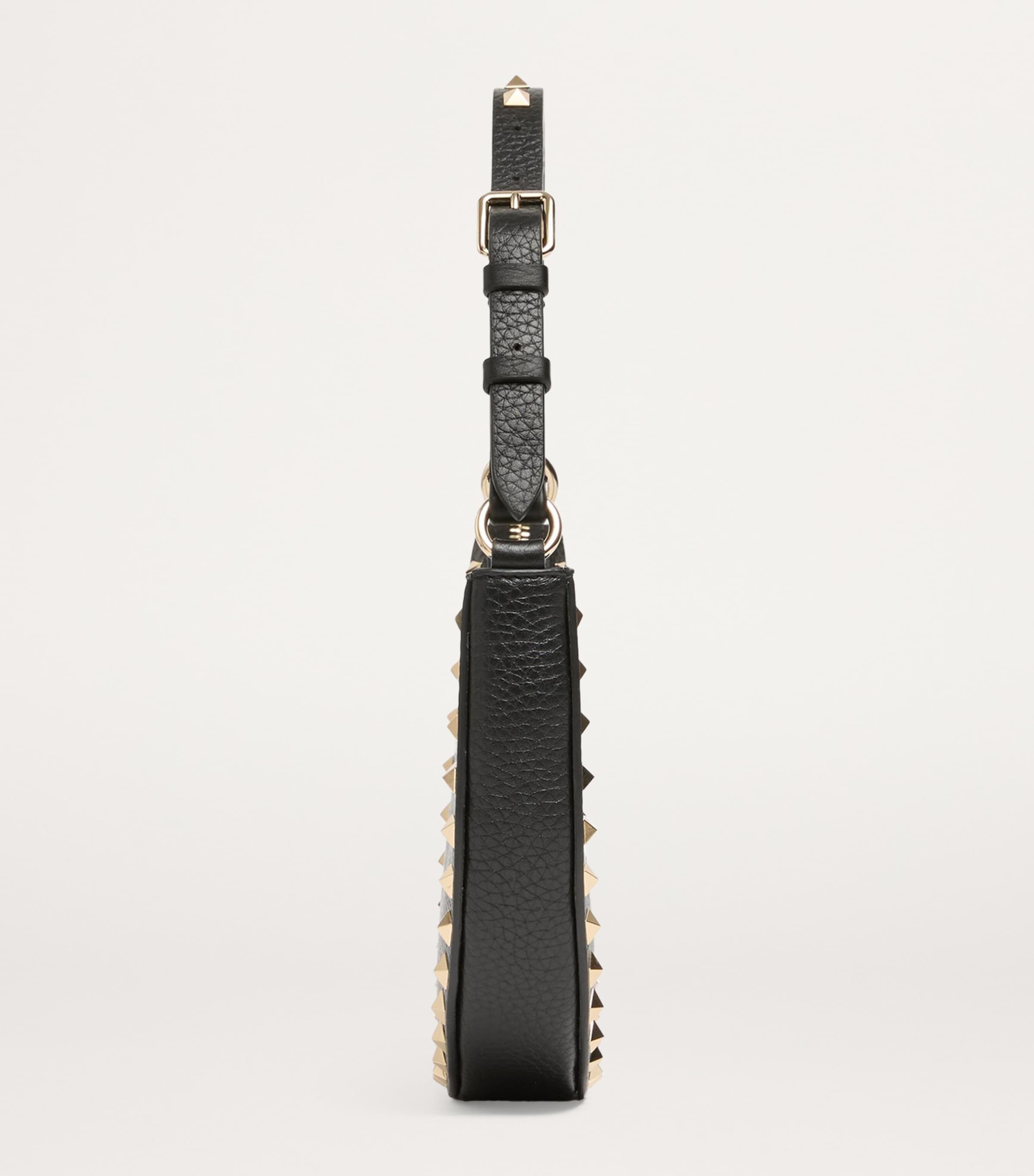 Mini Leather Rockstud Shoulder Bag 0NO Image 5