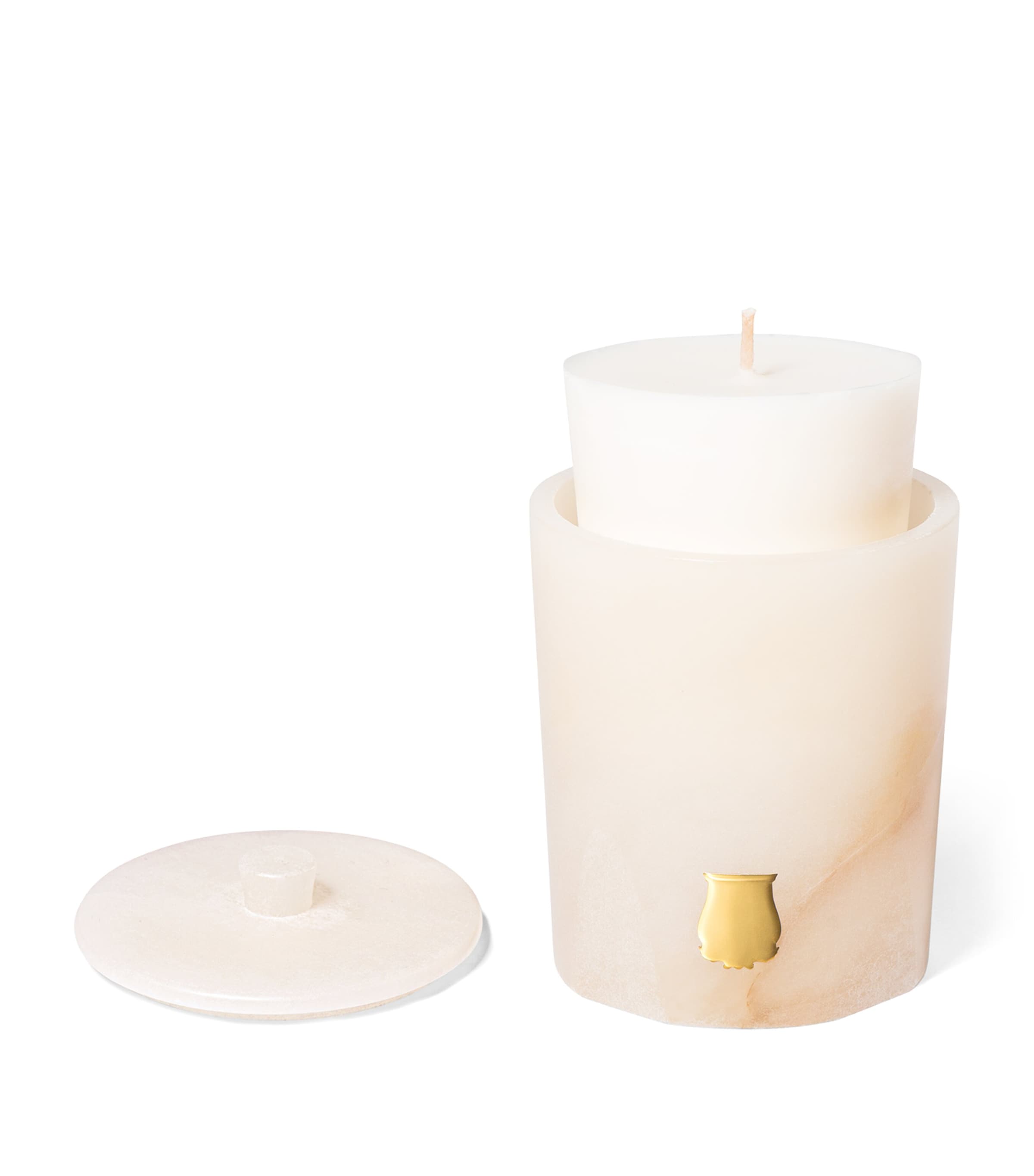 Trudon Alabaster Cyrnos Scented Candle (270g) - Refill White Image 7