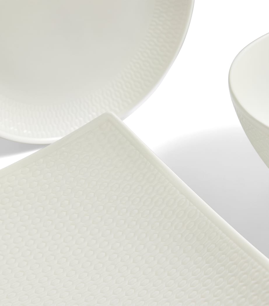 Set of 20 Gio Dinnerware Pieces WHITE Image 4