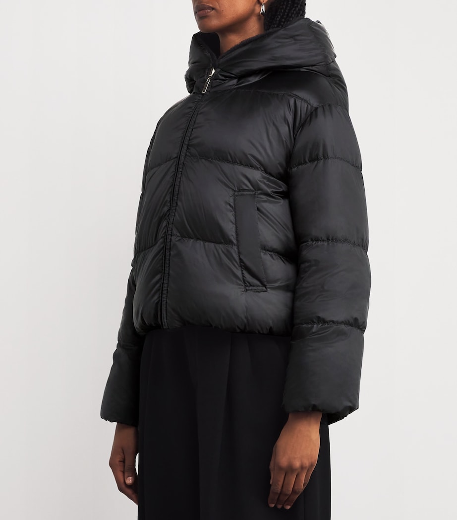 Reversible Quilted Jacket BLACK Image 3