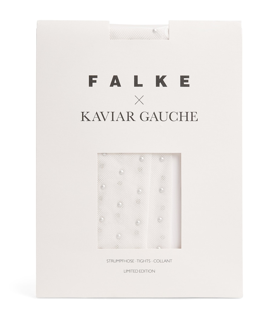 x Kaviar Gauche Embellished Tights 2036/PEARL Image 1