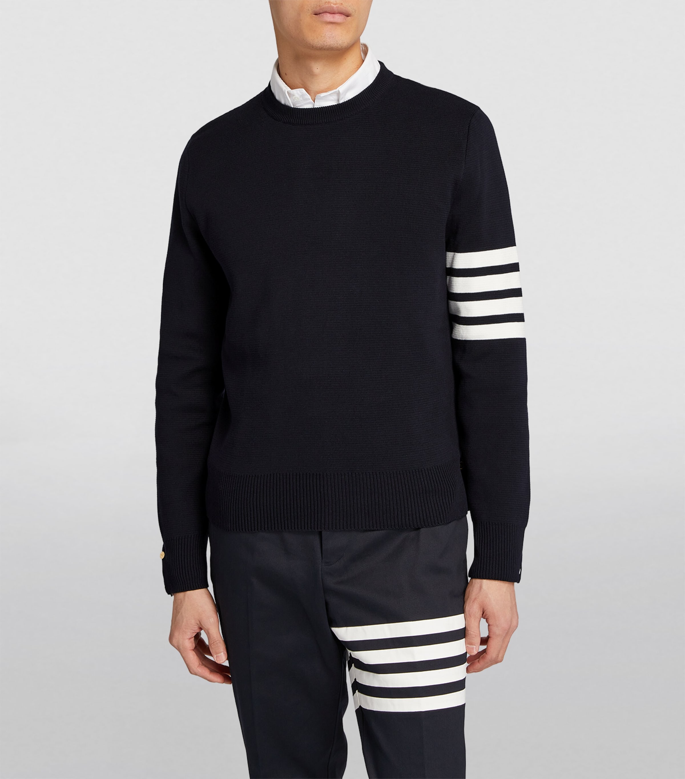 4-Bar Stripe Sweater NAVY Image 3