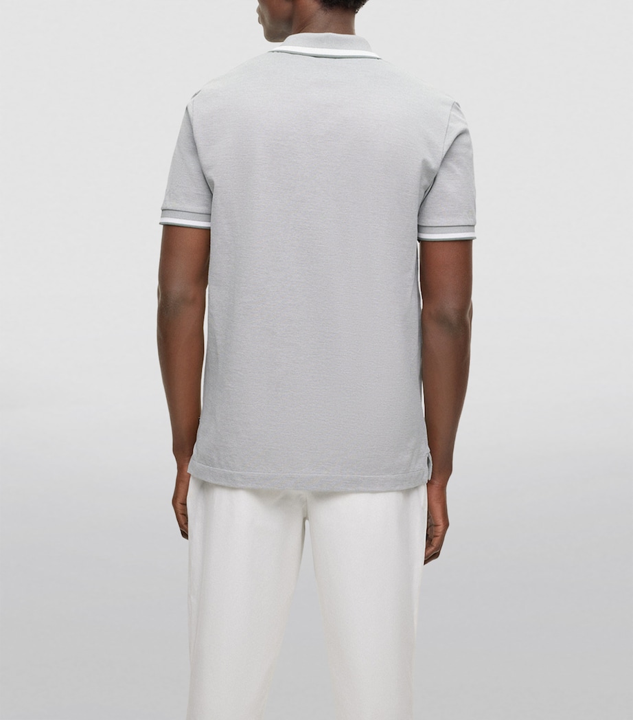 Stripe-Detail Polo Shirt 343 Image 4