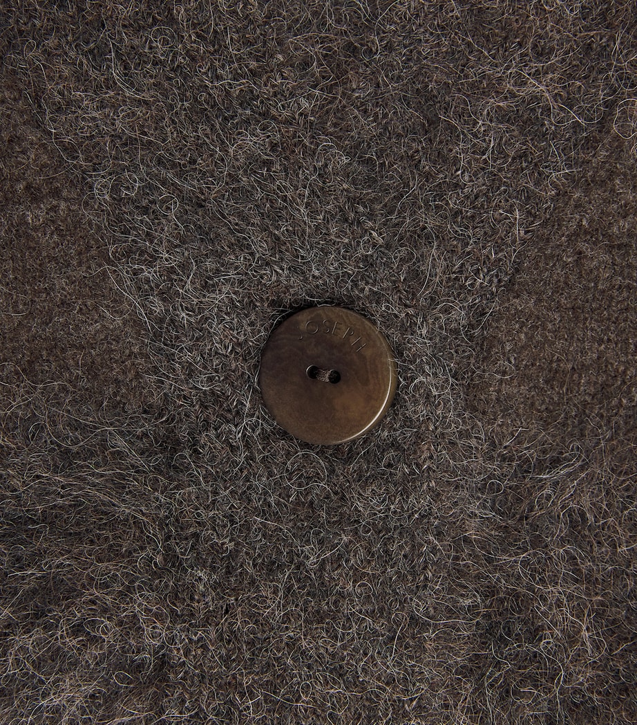 Brushed Stripe Stra Cardigan COCOA Image 5