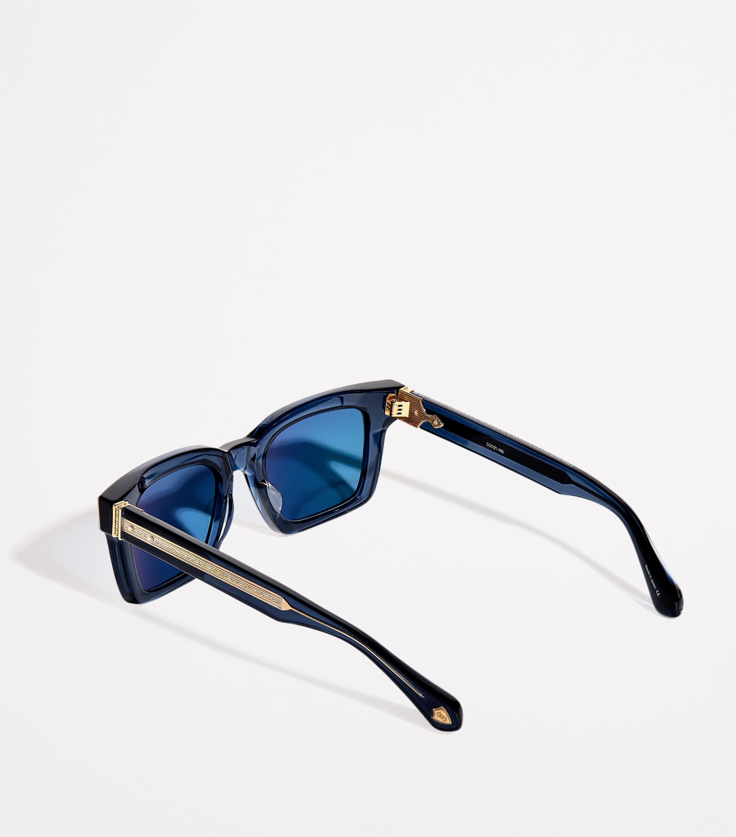 Acetate Rectangular M1103 Sunglasses M1033 BRUSHED GOLD Image 3