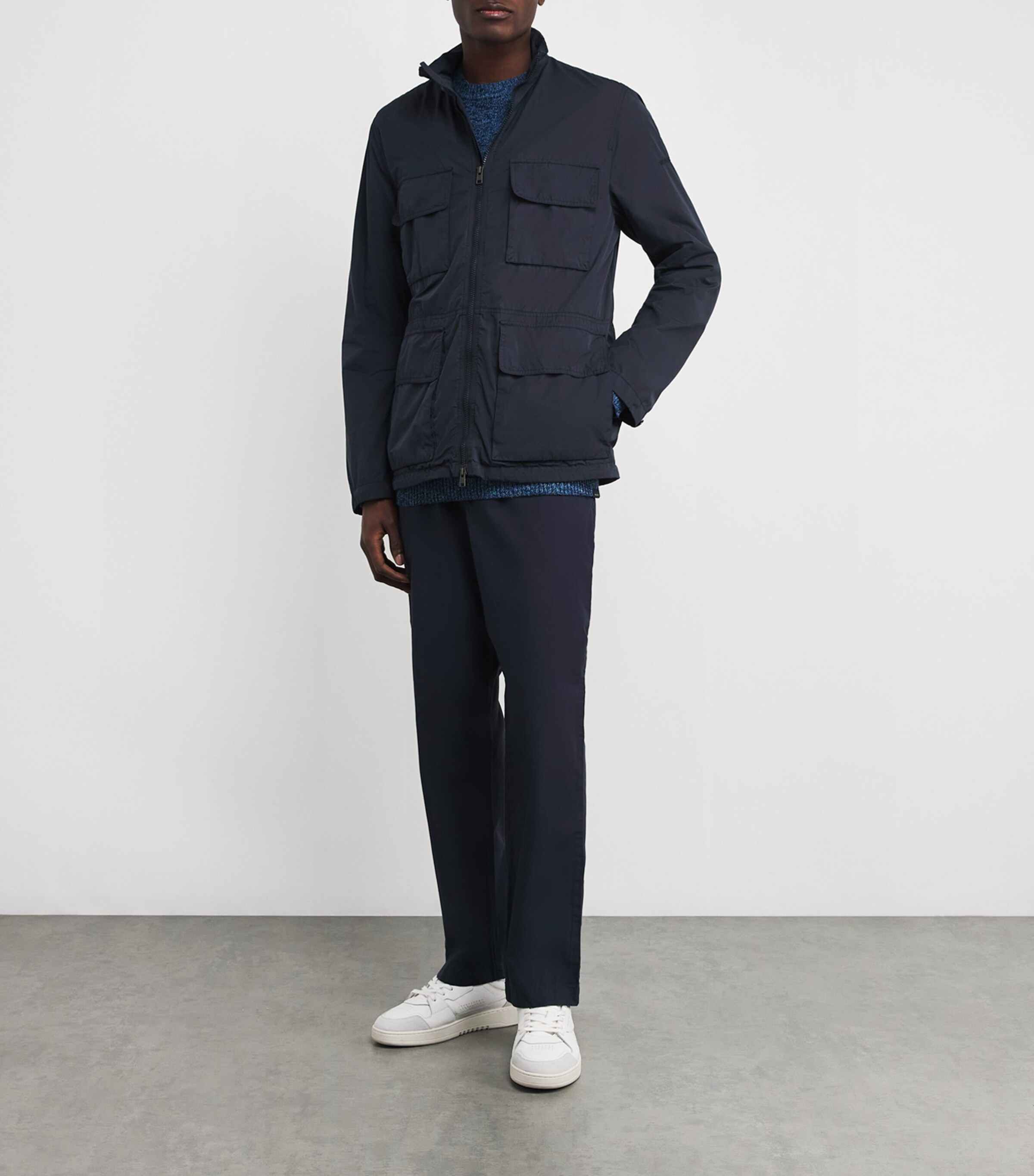 Garment-Dyed Field Jacket 3989-MELTON BLUE Image 2