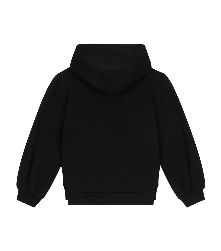 Logo Plaque Hoodie (2-6 Years) N0000-BLACK Image 2