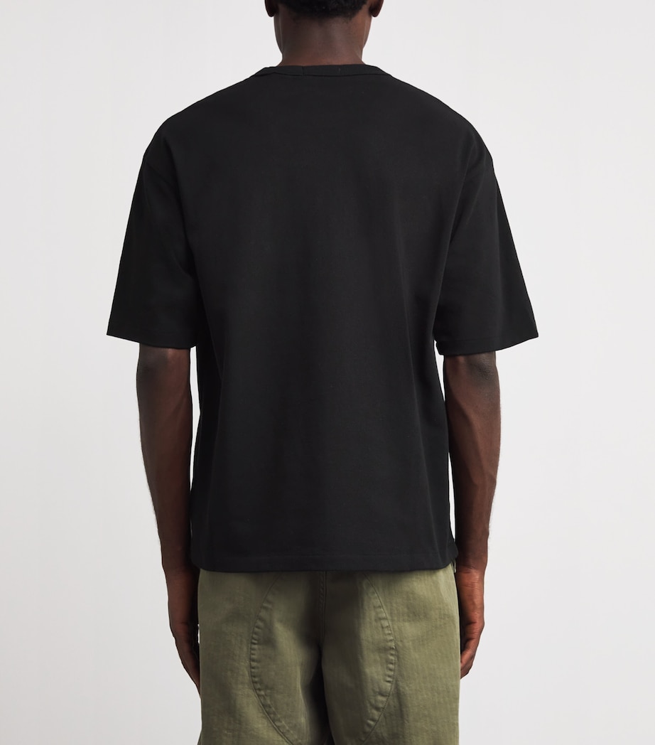 Cotton Relaxed-Fit T-Shirt BLACK Image 4