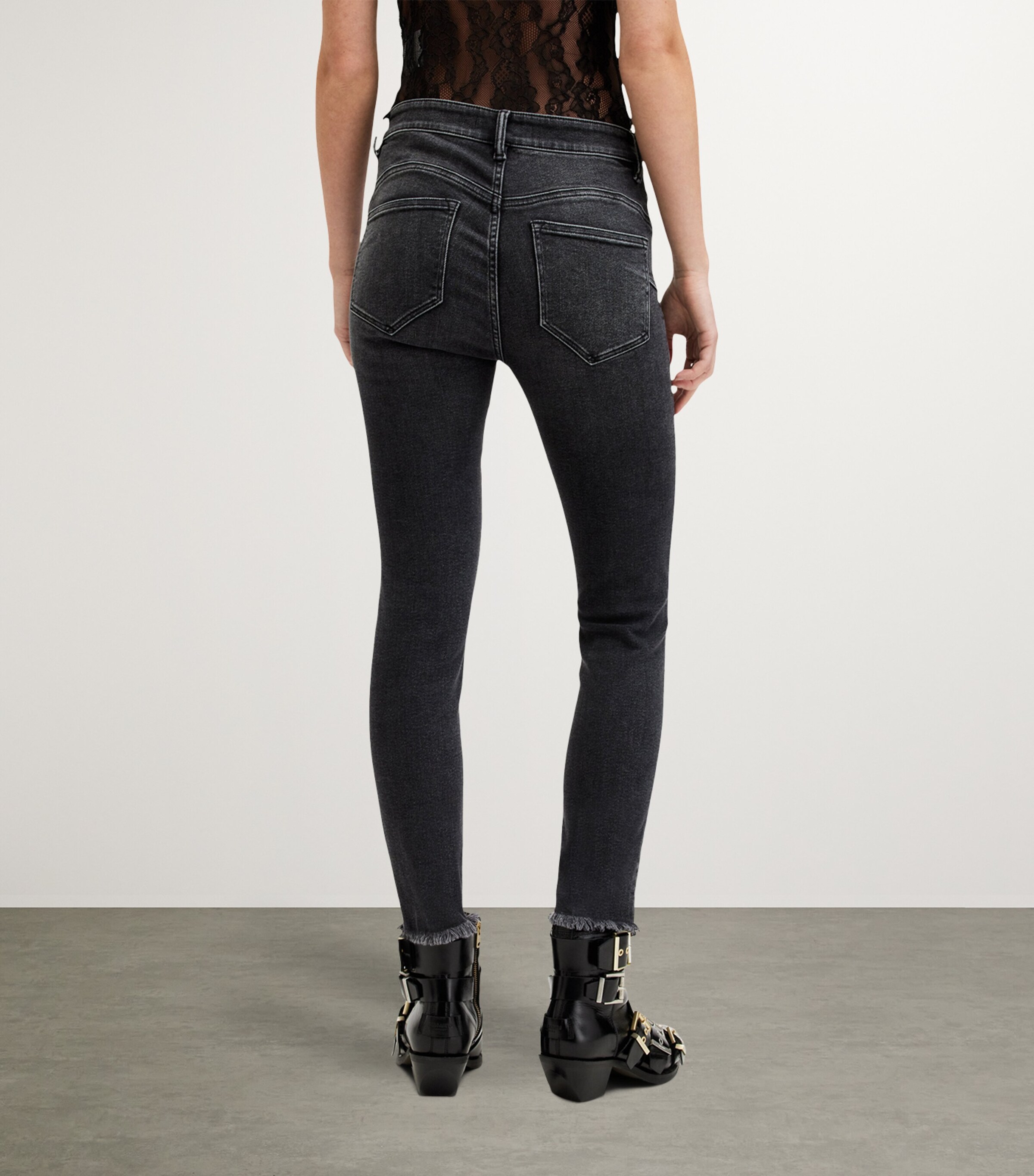 Jeans AllSaints Muse Slim Destroys Taille 30 - Délavé Clair Neuf Sans étiquettes