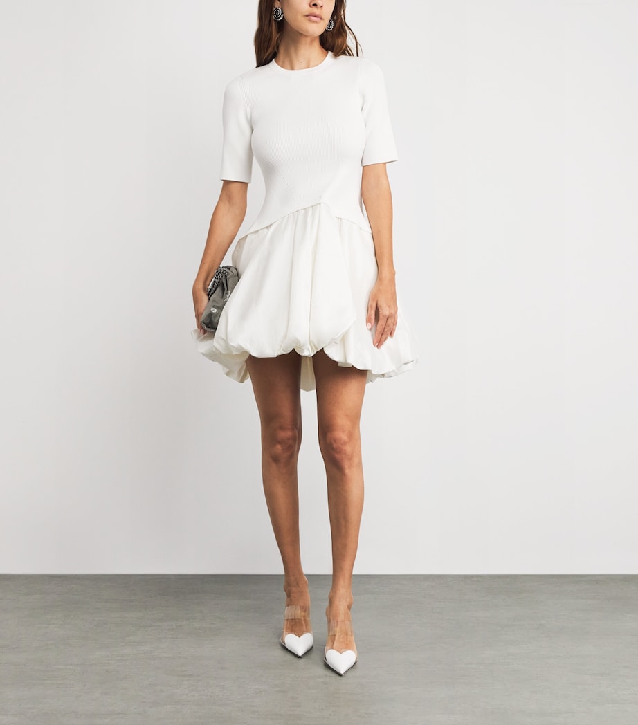 Kenny Bubble Mini Dress IVORY Image 2