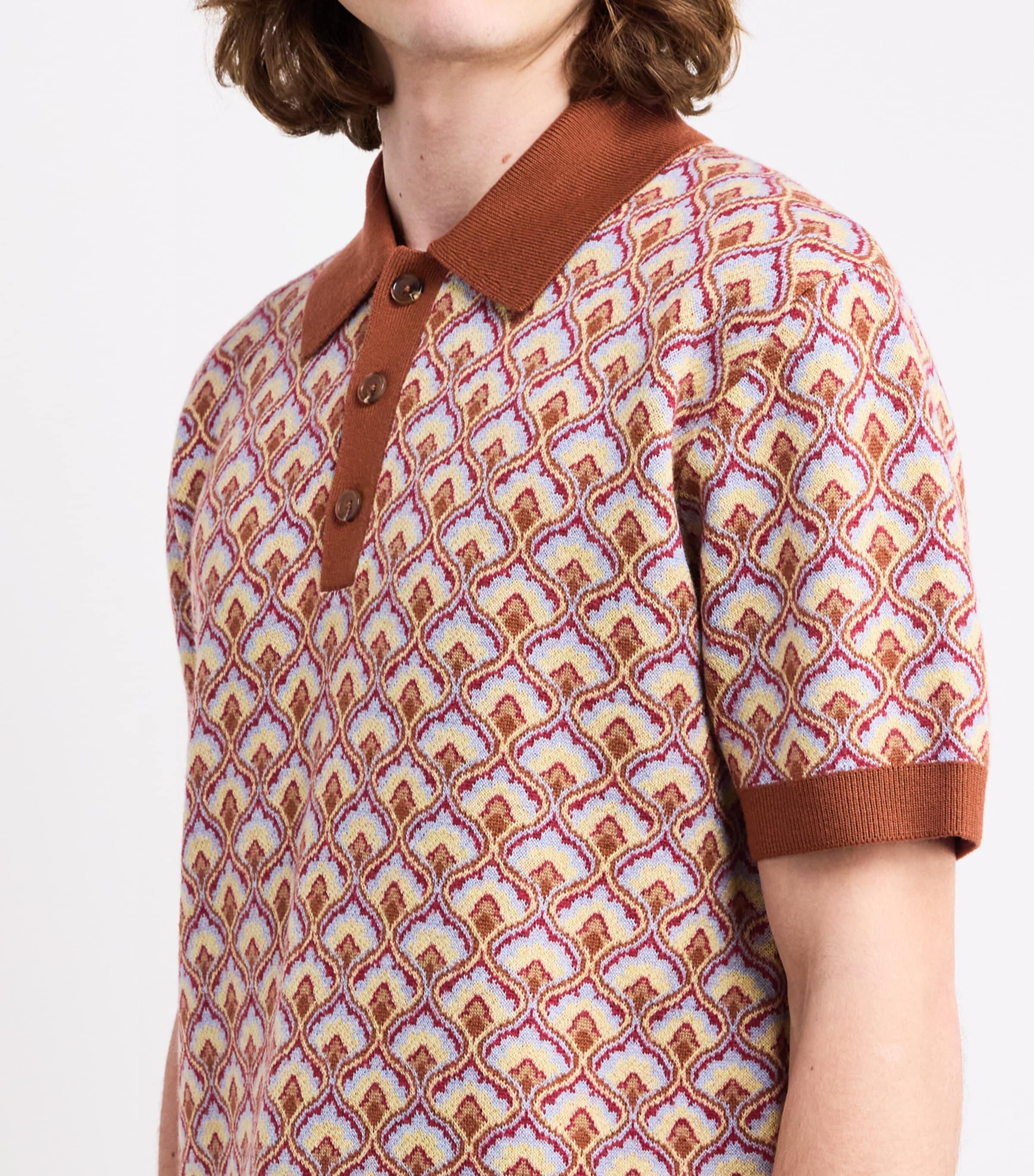 Wool Polo Shirt MULTICOLOUR Image 6