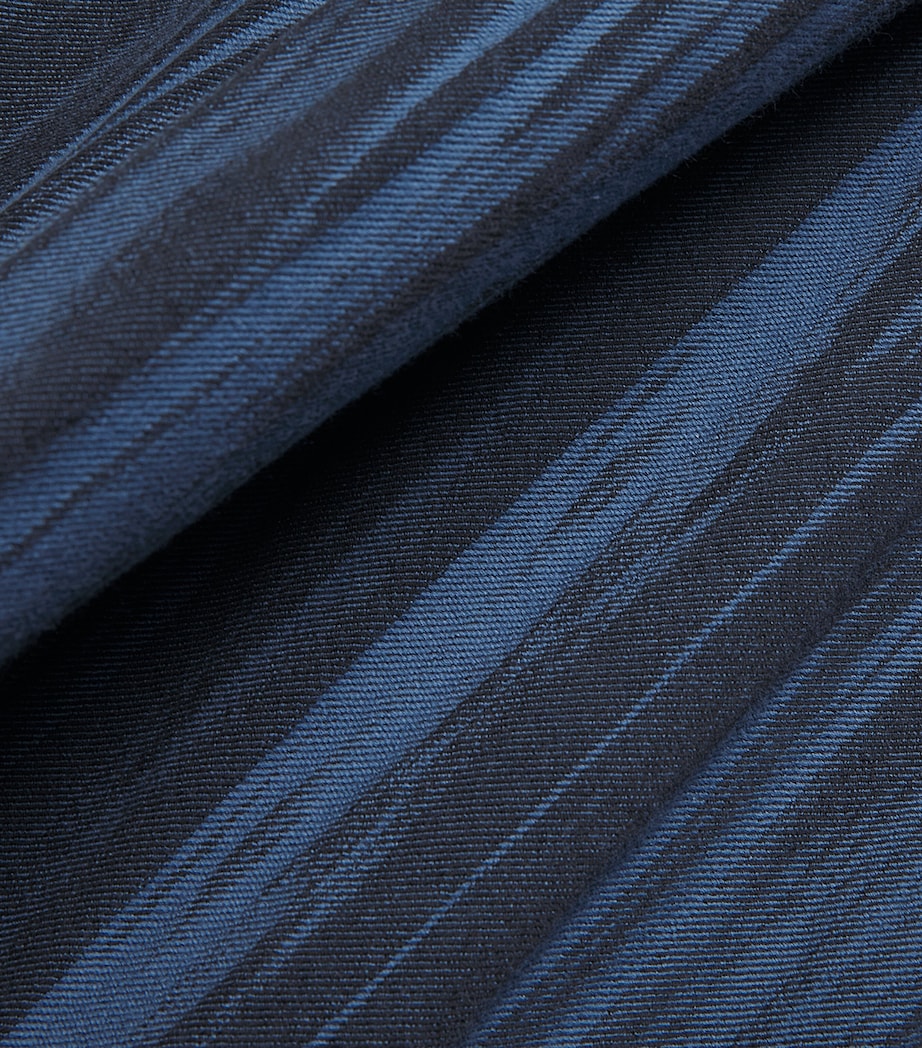 Jacquard Straight Jeans 73-DARK BLUE Image 5