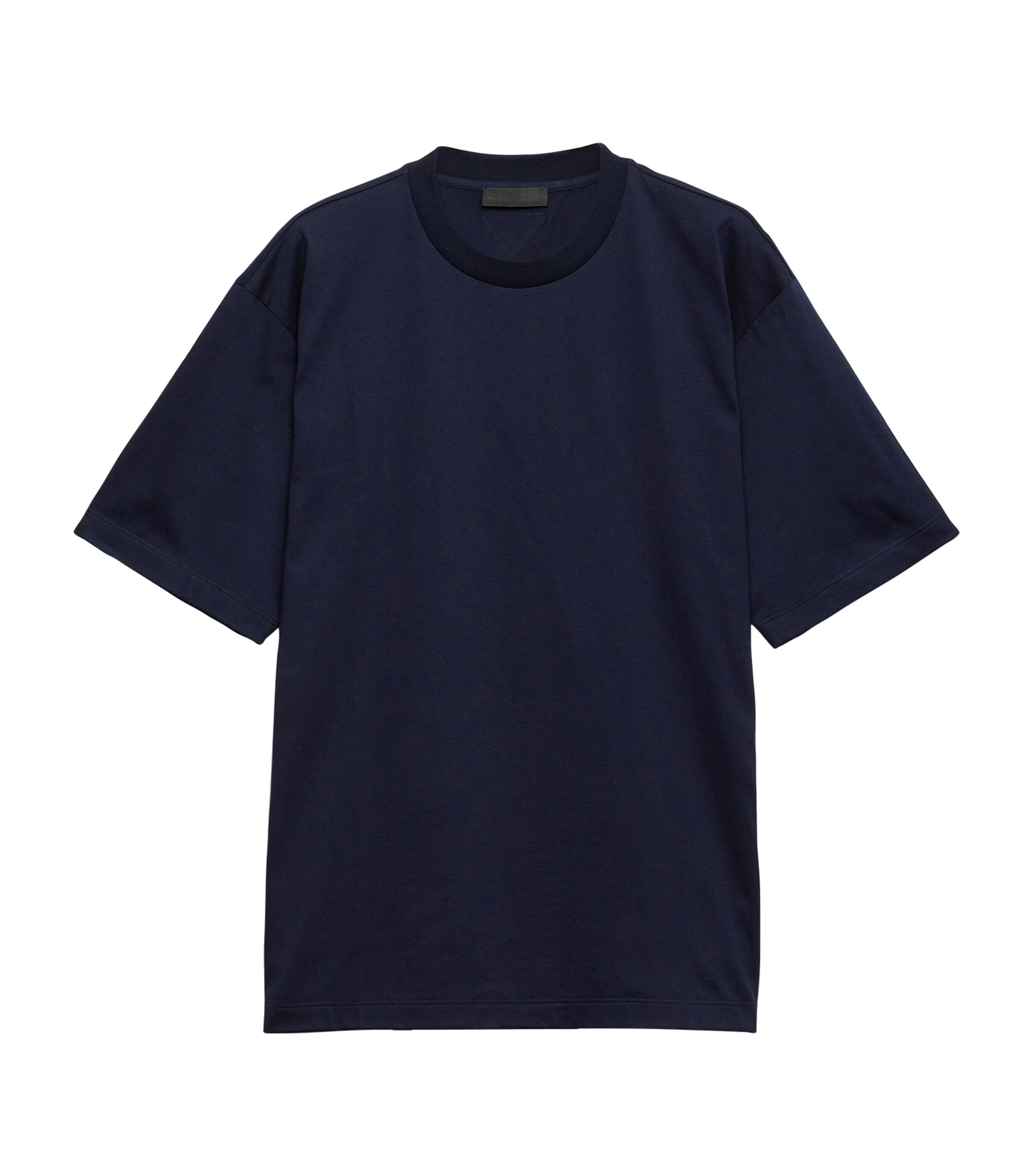 Prada Mens Cotton Conceptual Triangle T-Shirt Image 1