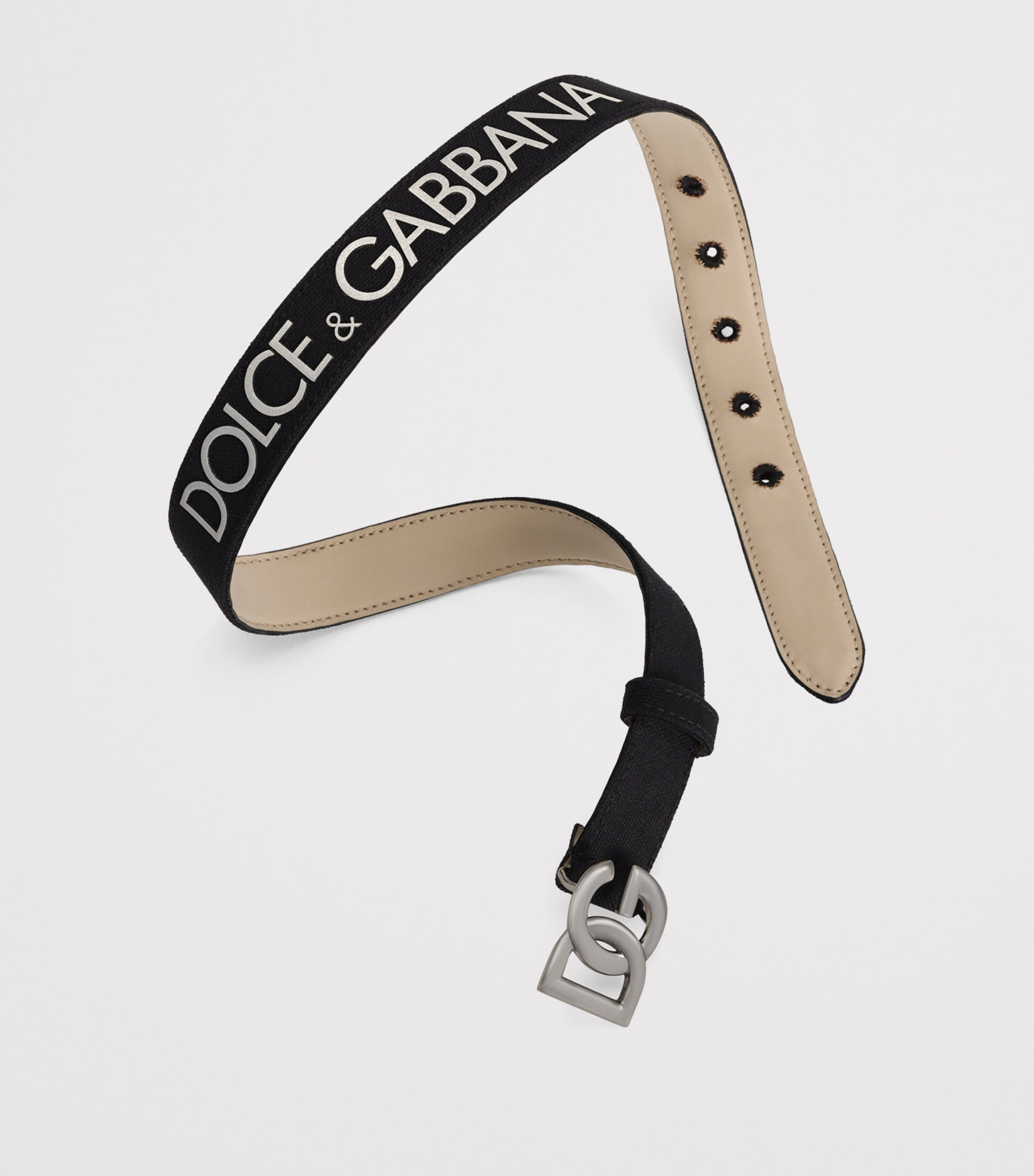 Leather Logo Belt 8B979BLACK Image 2