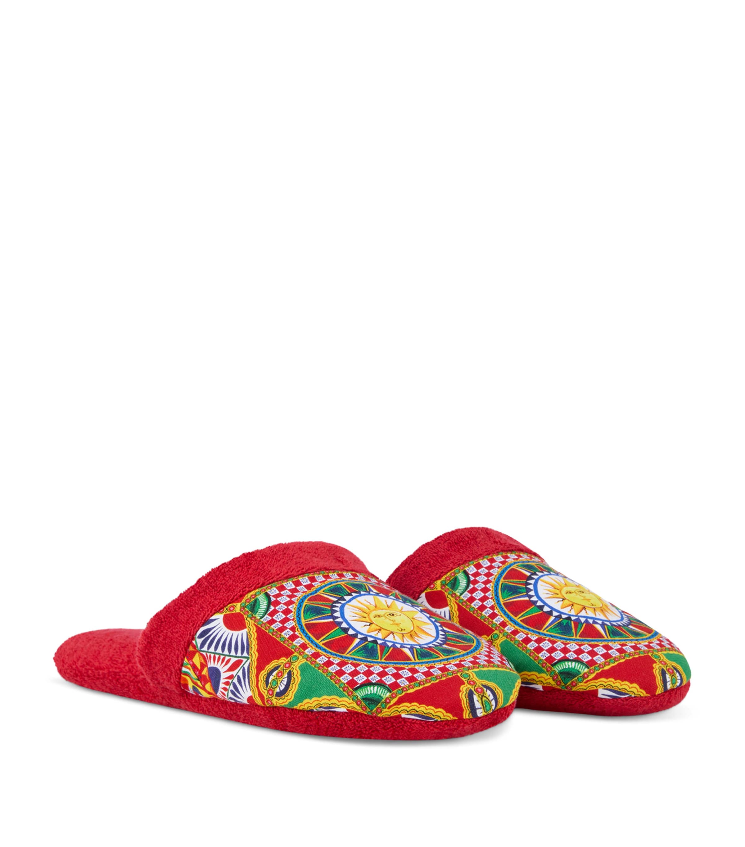 Carretto Siciliano Slippers UC034-CARRETTO/ROSSO Image 2